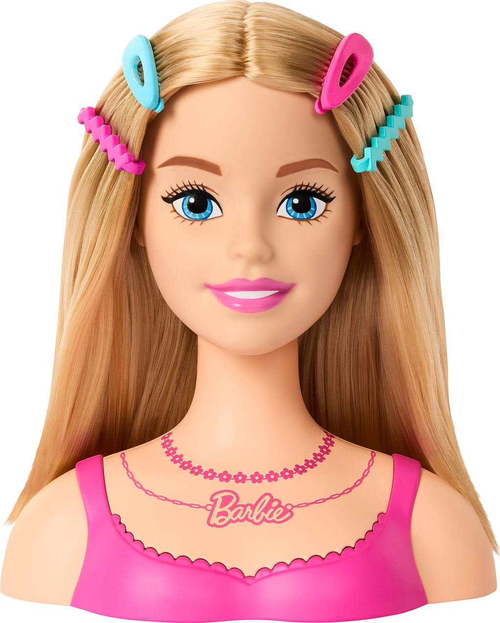 Barbie Testa per Acconciature – Capelli Biondi con 20 Accessori Colorati | Gioco Creativo | Idea Regalo