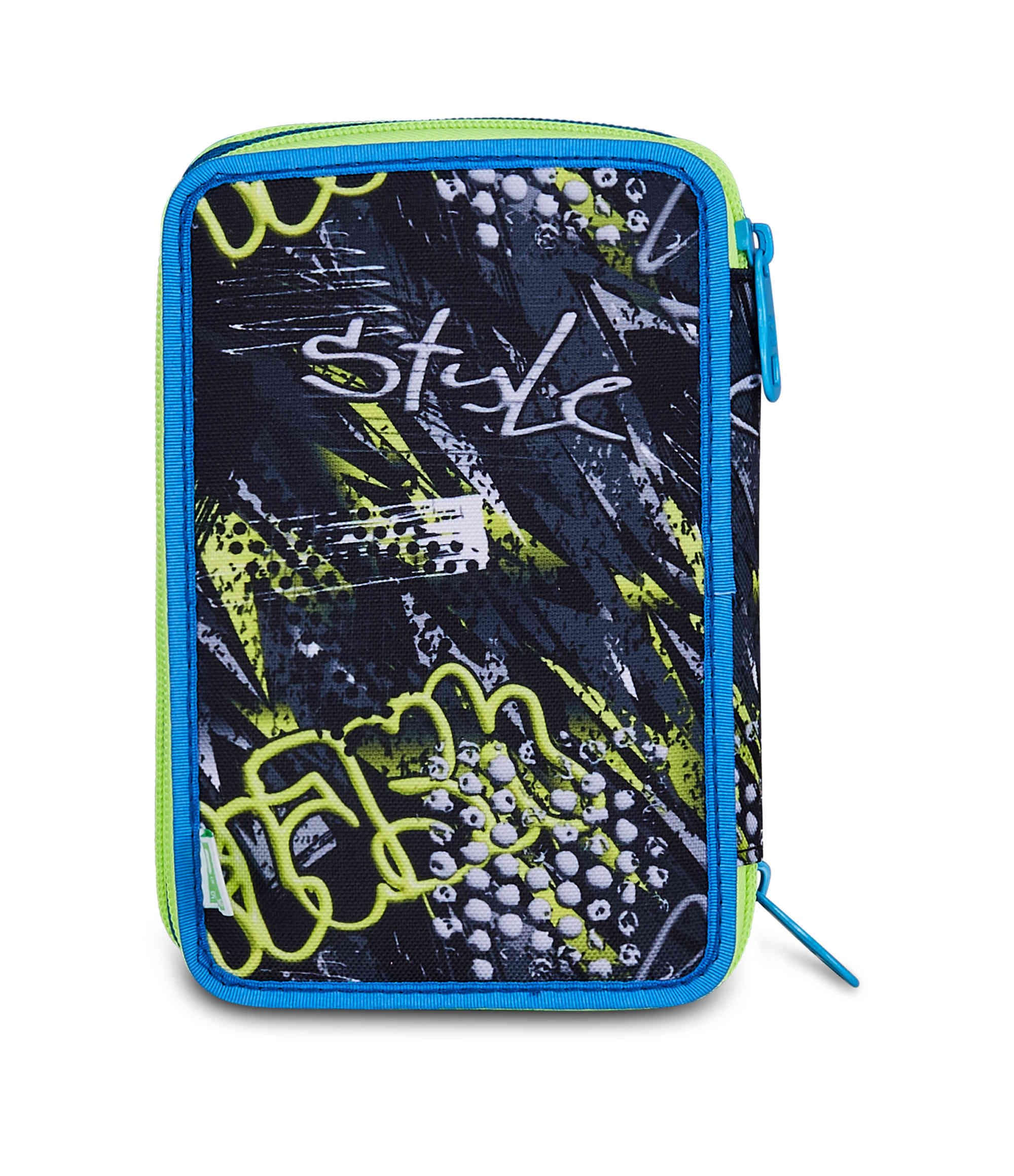 SJ Gang Astuccio 3 Zip Soft Pouch Boy Blu – 45 Pezzi Completo