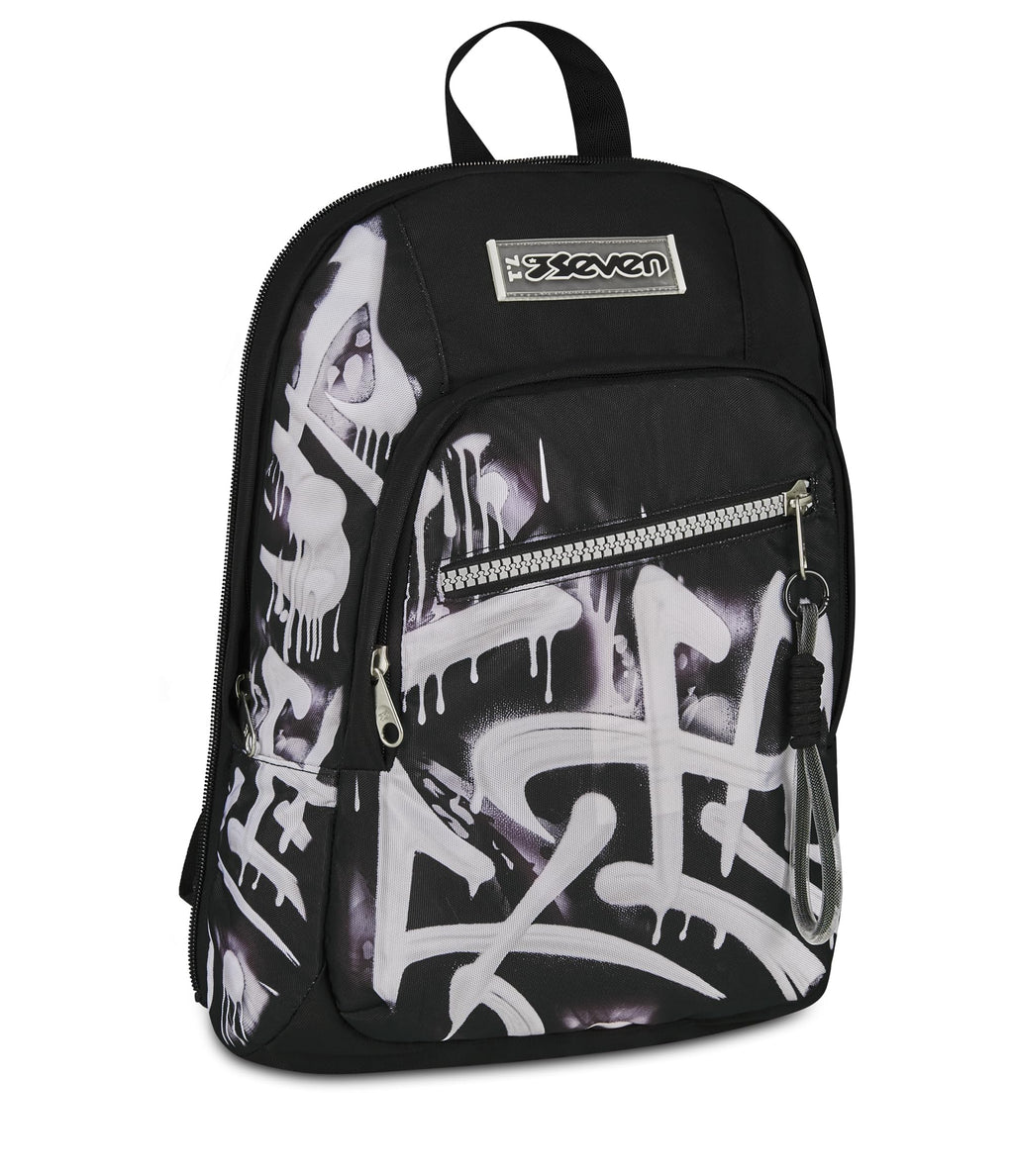 Seven Zaino Dual Detach Plumpy Line Boy Nero 32L – Doppio Scomparto