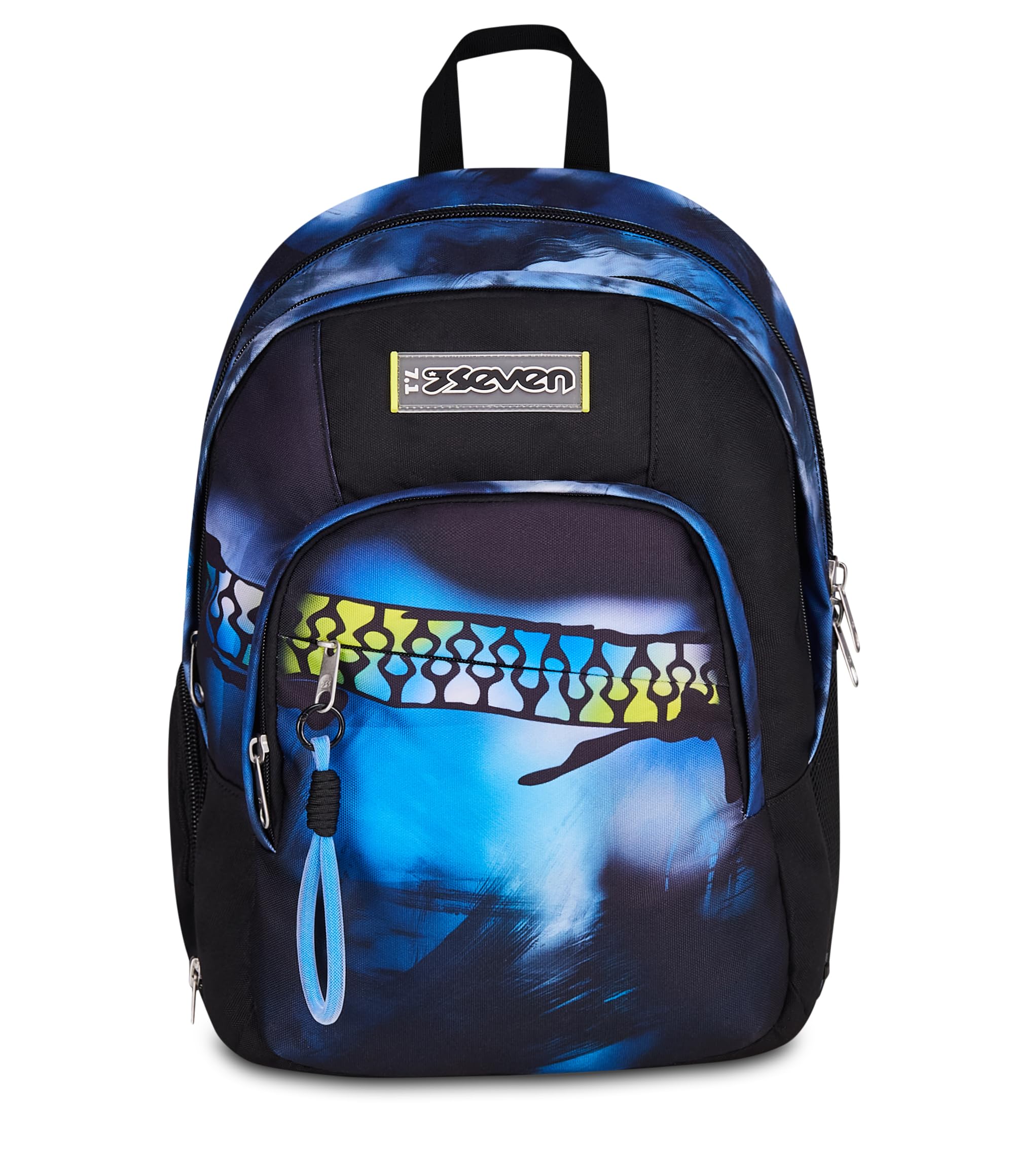 Zaino Seven Dual Detach Fusion Nero 32 L – Doppio Scomparto Staccabile con Tasca PC | Medie e Superiori