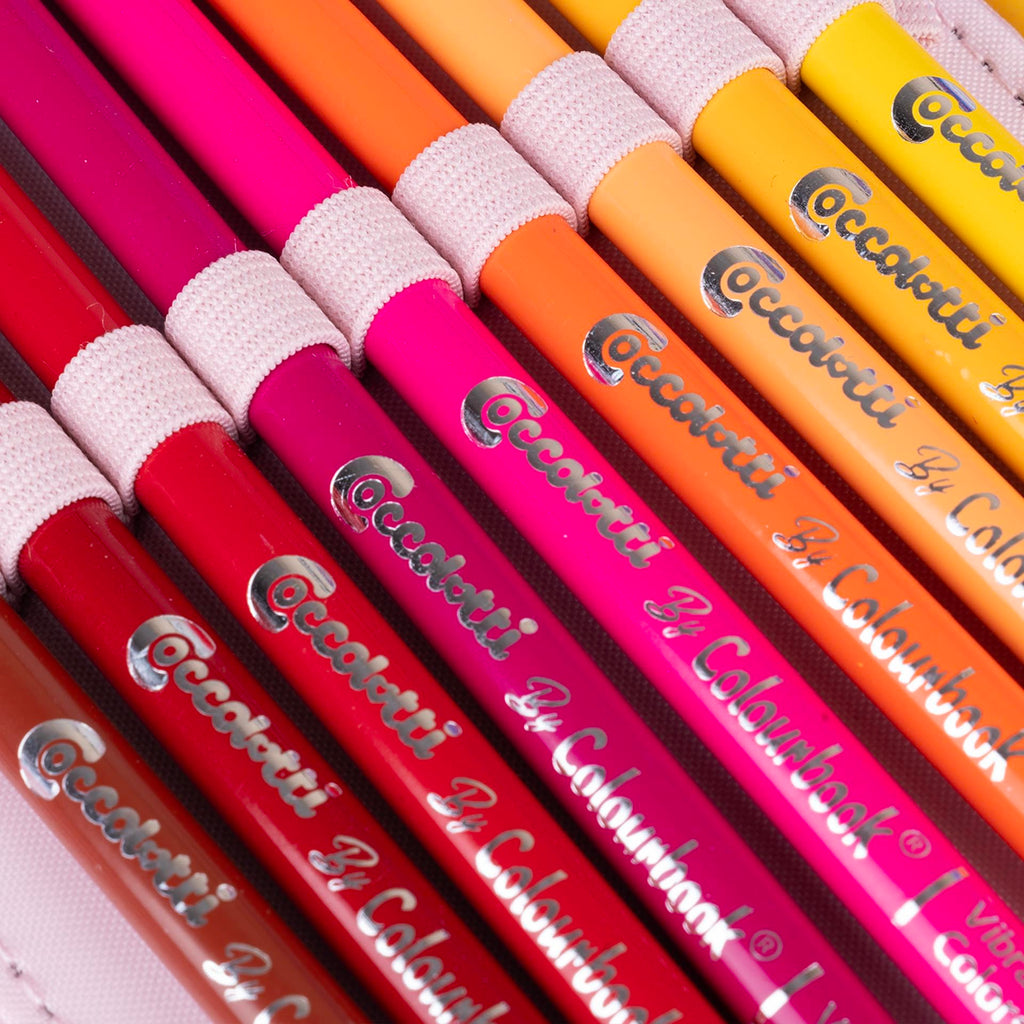Astuccio Colourbook Coccolotti 1 Zip Rosa – Completo 30+ Pezzi | Scuola Elementare