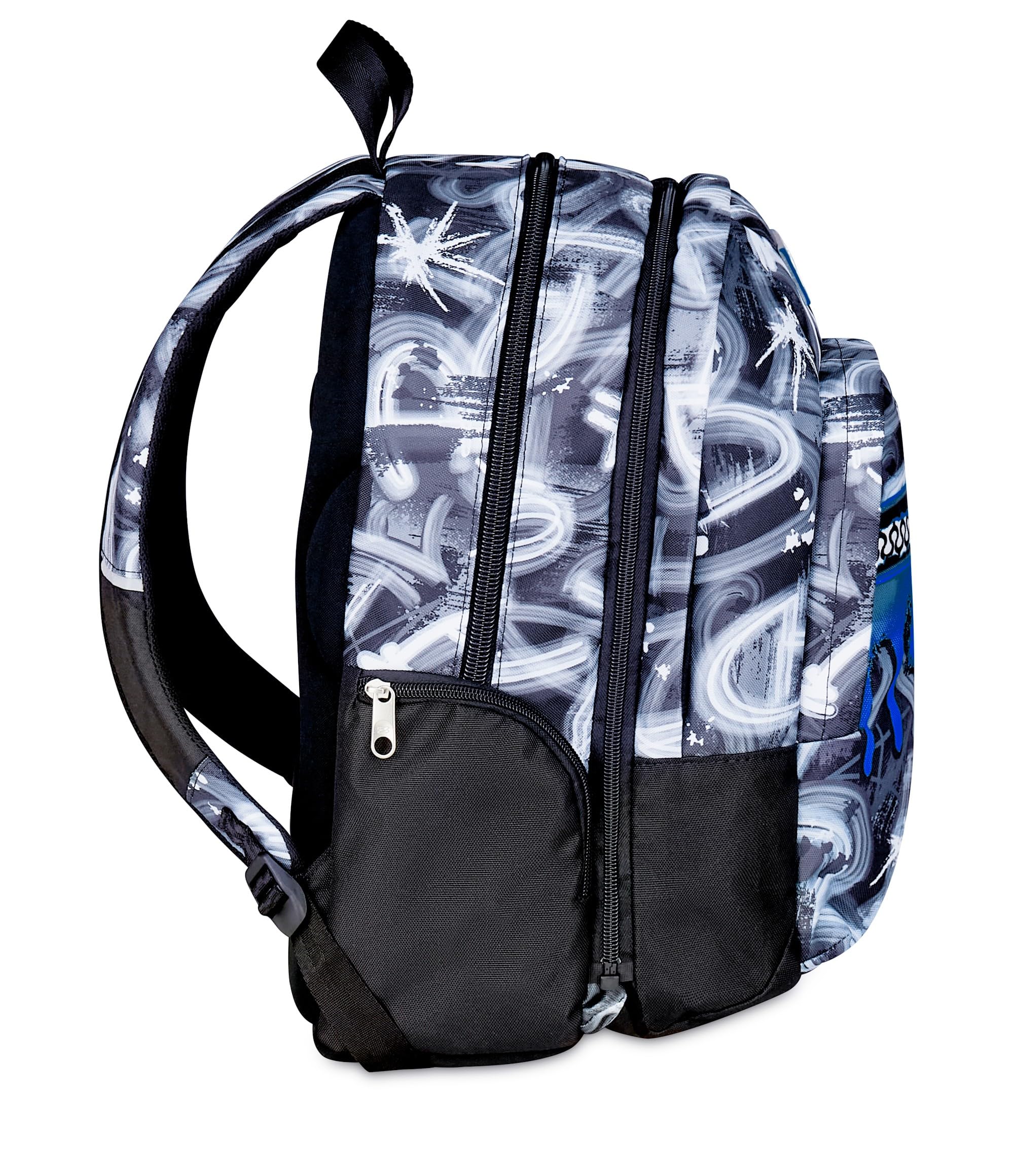 Zaino Seven Dual Detach Grigio Azzurro 32 L – Doppio Scomparto Staccabile con Tasca PC | Medie e Superiori