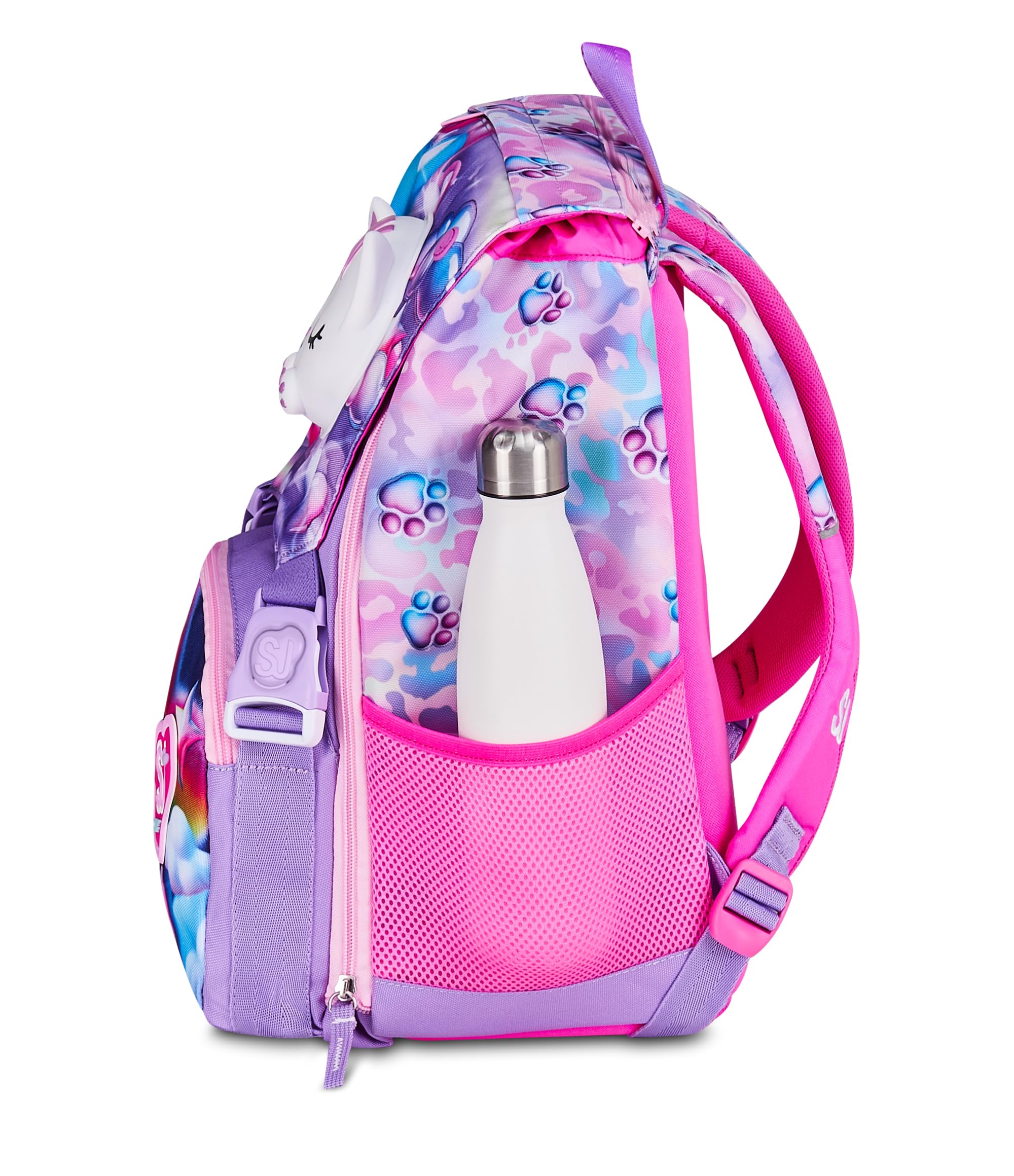 SJ Gang Zaino Estensibile Glowcat Rosa 24L – Gattino Luminoso