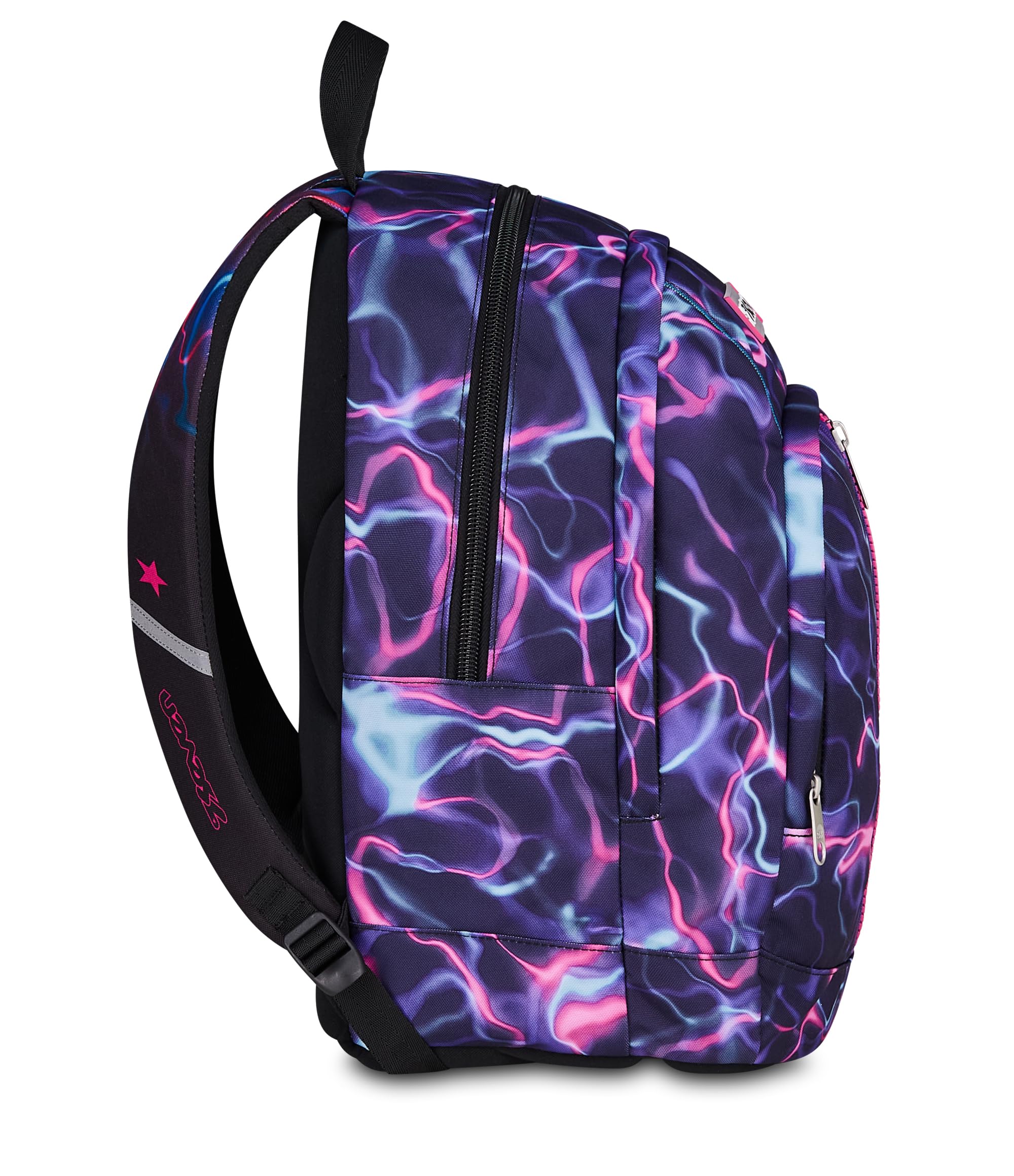 Seven Zaino Dual ElectricVibe Girl Grigio 32L – Doppio Scomparto con Tasca PC e Borraccia
