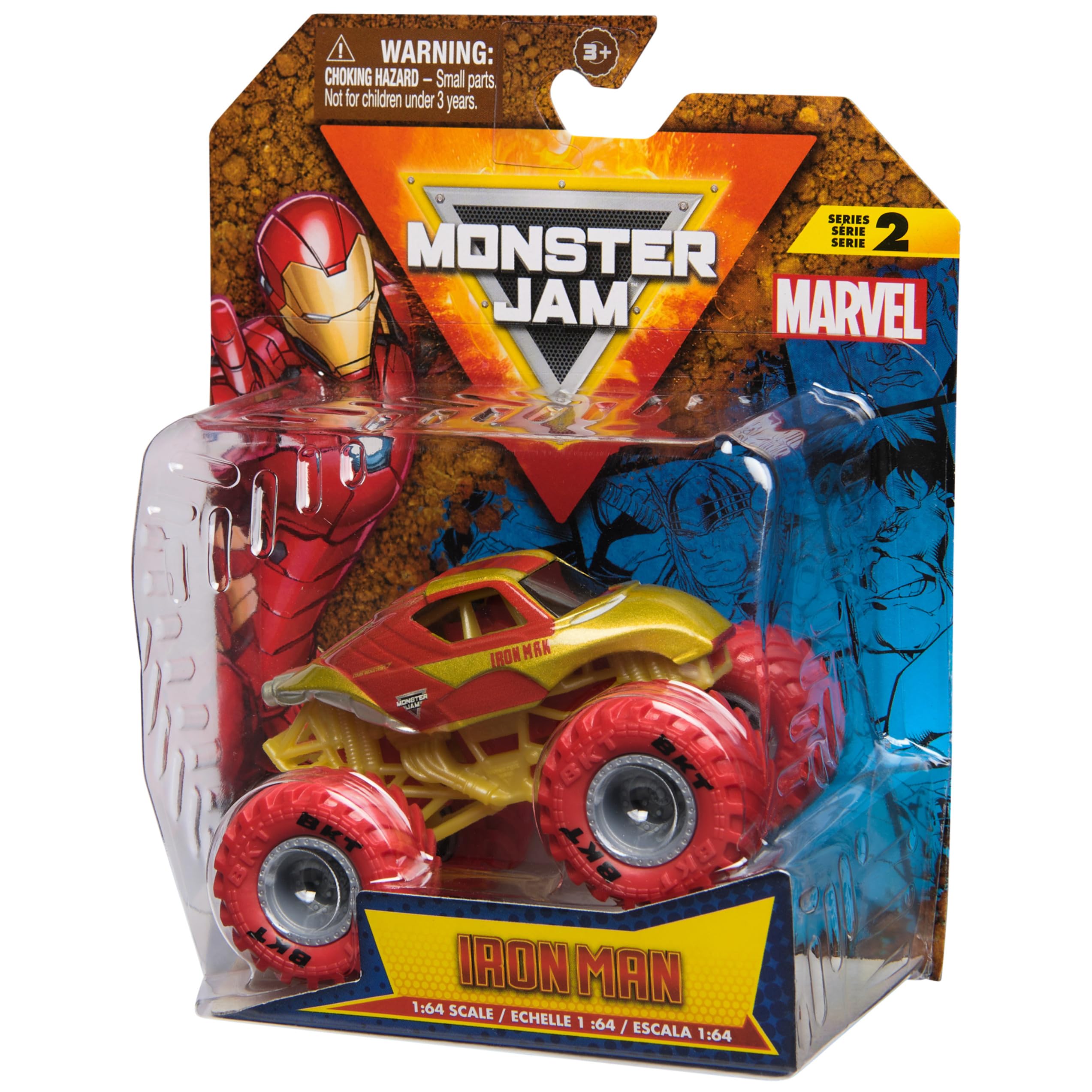 Monster Jam Iron Man Monster Truck Marvel Scala 1:64 – Dai 3 Anni