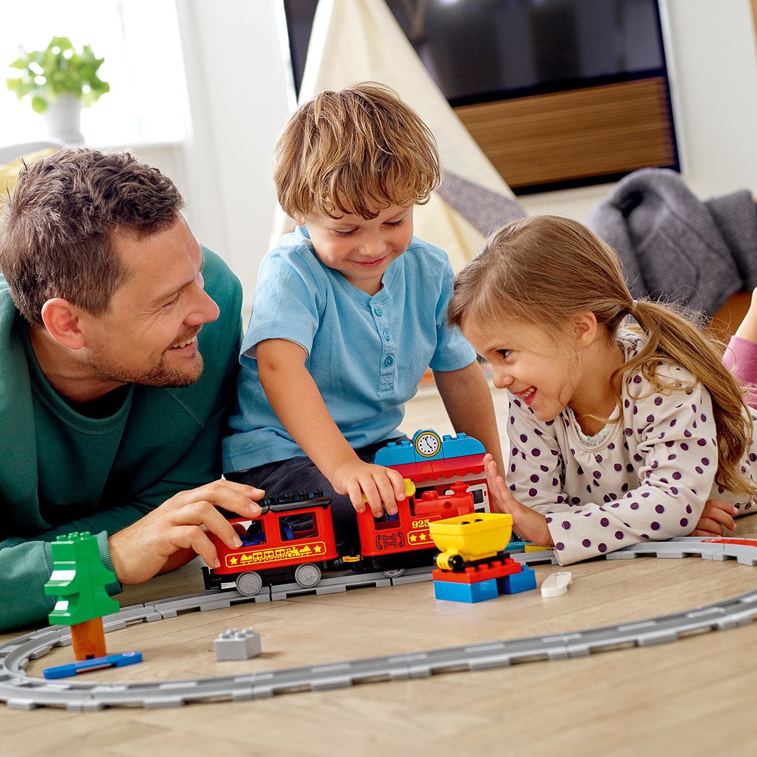 LEGO DUPLO 10874 Treno a Vapore con Luci e Suoni – Dai 2 Anni