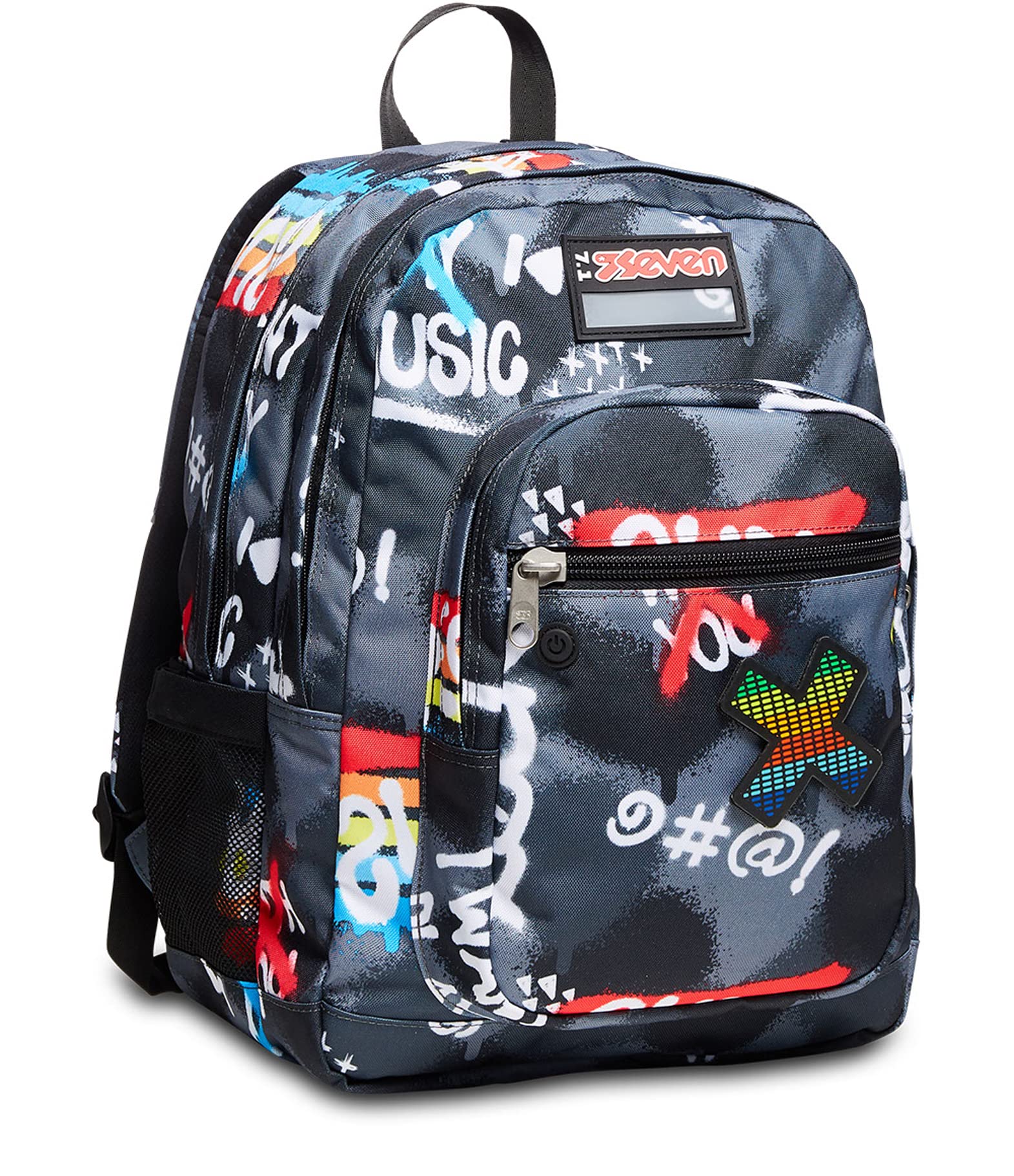Seven Zaino Scuola Freethink Rock on Boy – Grigio