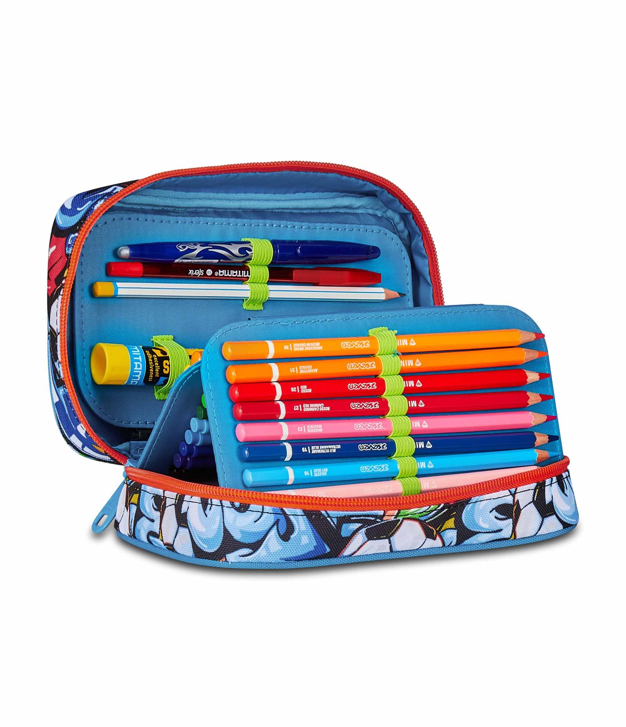Seven Lilo & Stitch Zaino Scuola Elementare Verde – con Orecchie Stitch