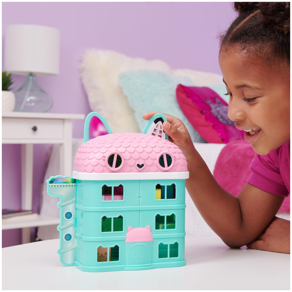 Spin Master Casa dei Gatti di Gabi – Set Portatile con Personaggio Gabby's Dollhouse