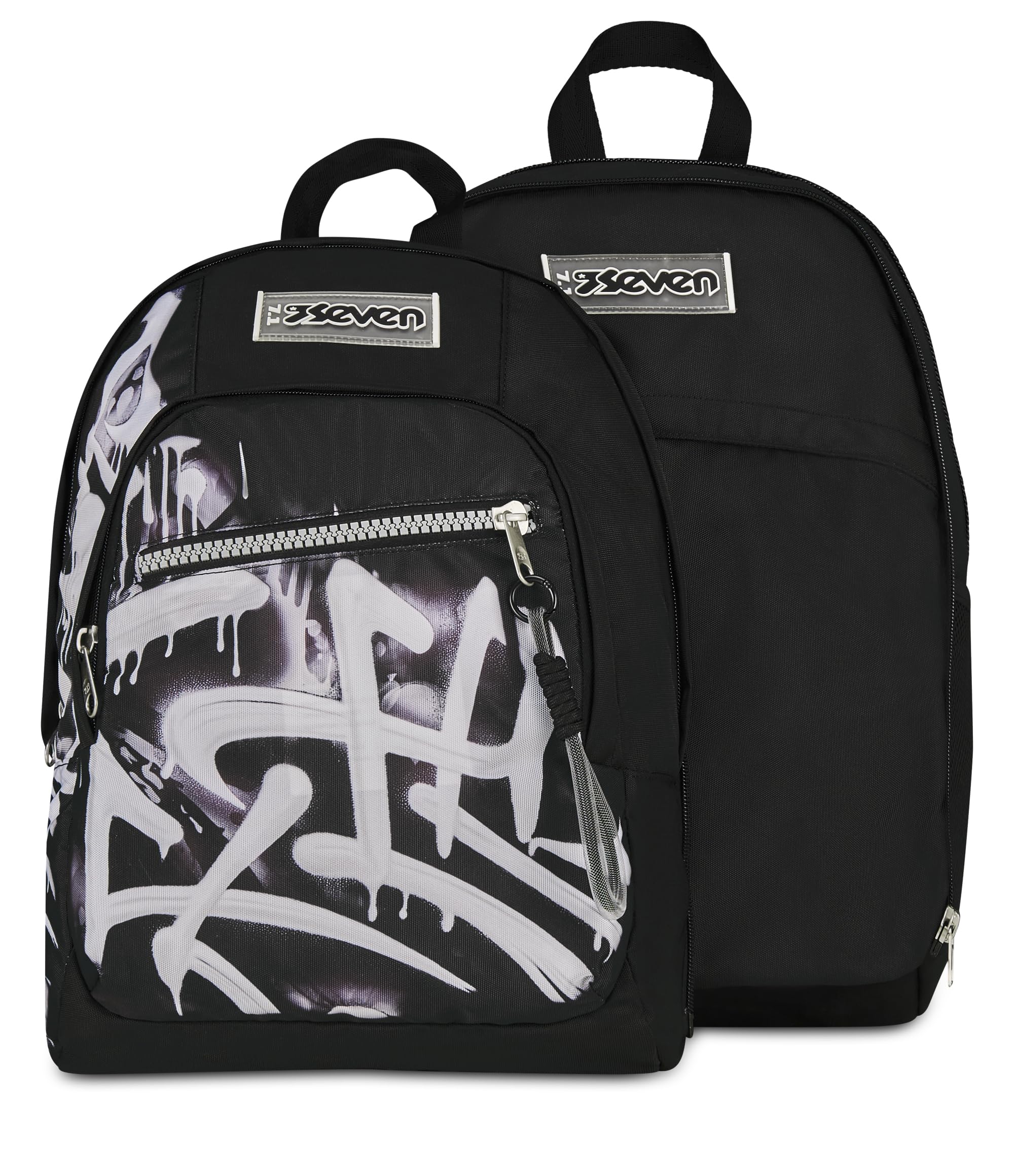 Seven Zaino Dual Detach Plumpy Line Boy Nero 32L – Doppio Scomparto