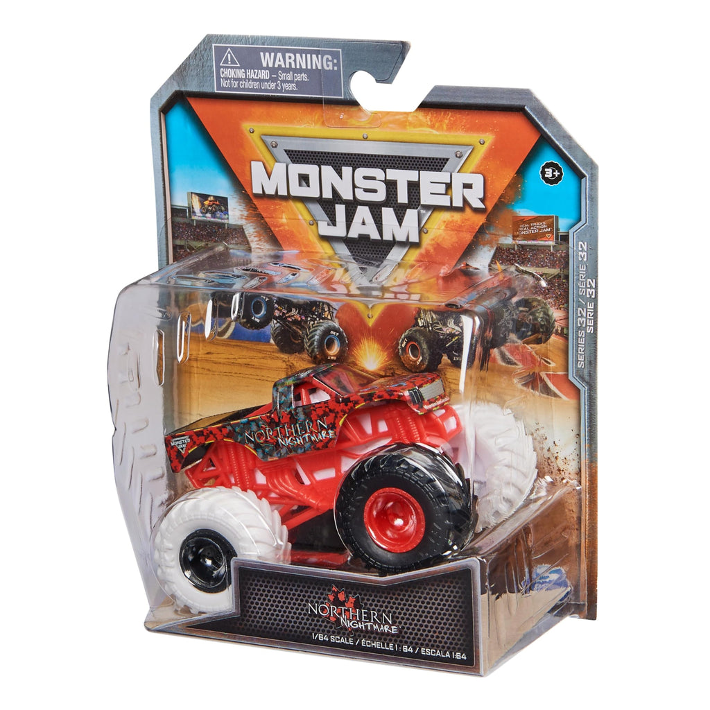 Monster Jam Northern Nightmare – Camion Diecast 1:64 Serie 32 | Spin Master 2023 | Da Collezione