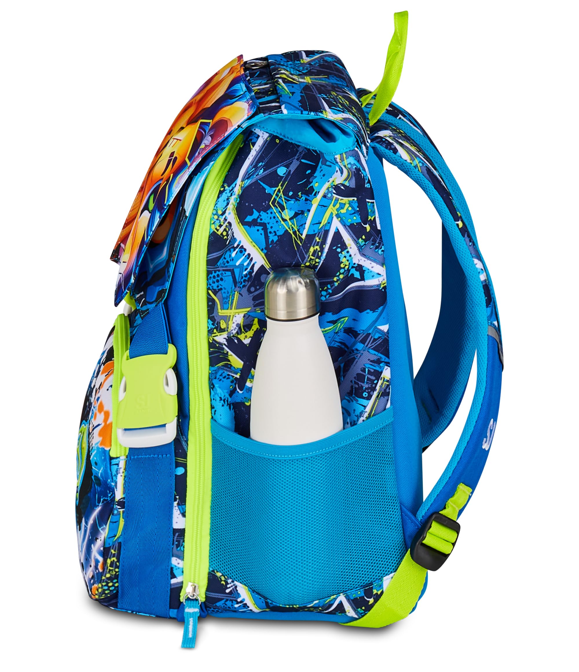 Zaino SJ Gang Doppio Scomparto Estensibile Blu – Maxi Capienza | Scuola Elementare