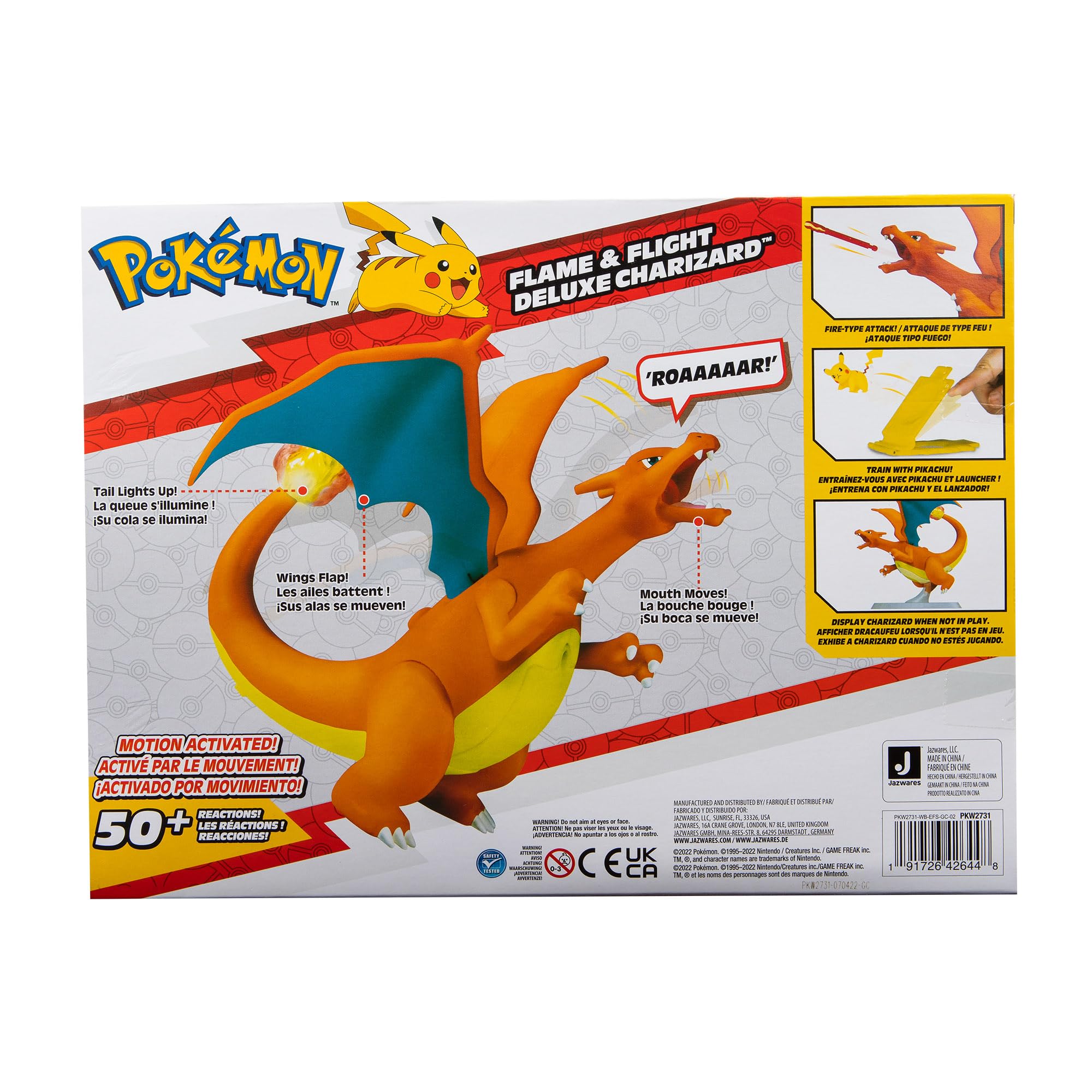 Pokémon Charizard Deluxe Feature Figure da Collezione