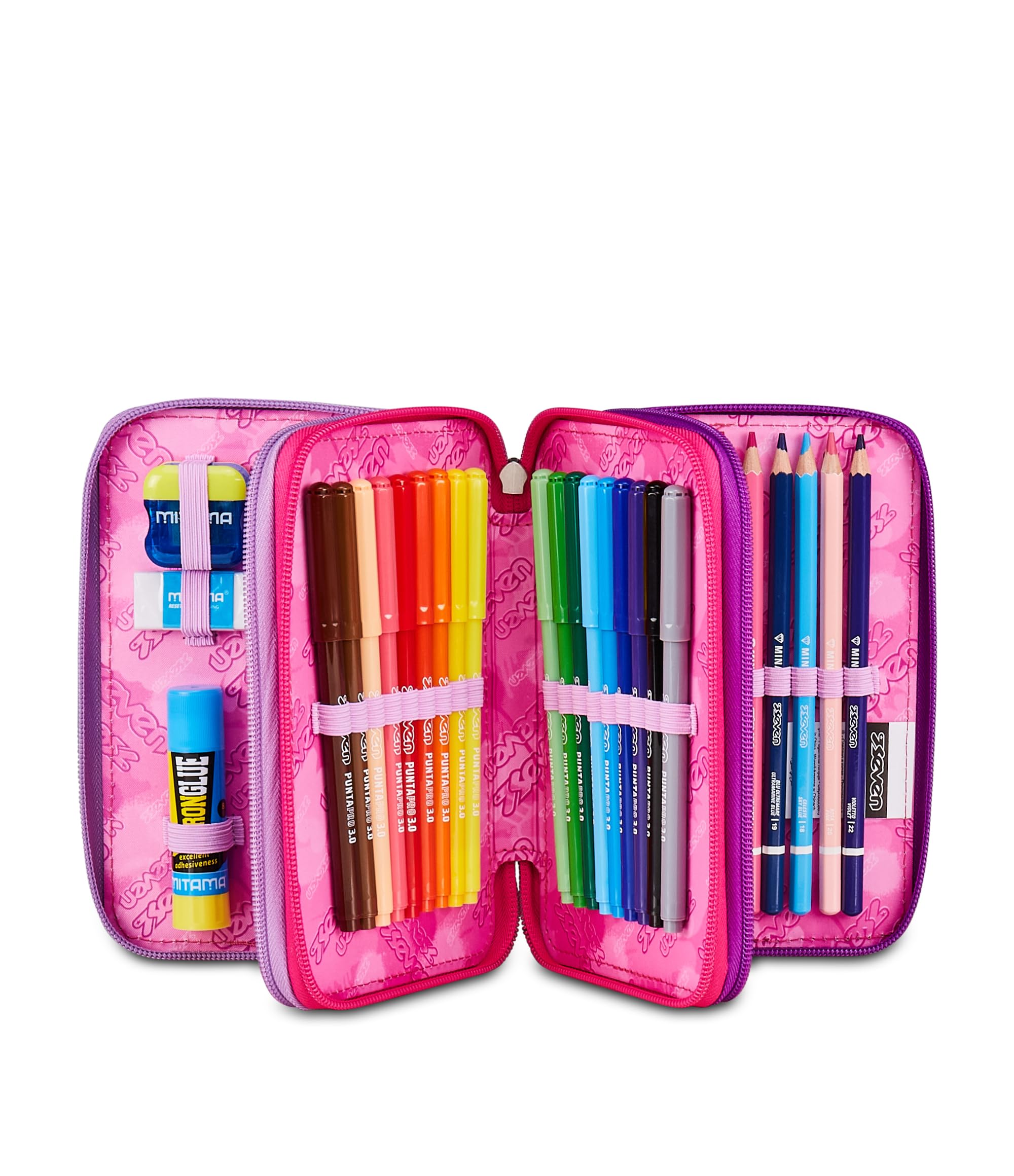 Seven Zaino Freethink Rosa Fucsia Girl – Doppio Scomparto con Tasca PC