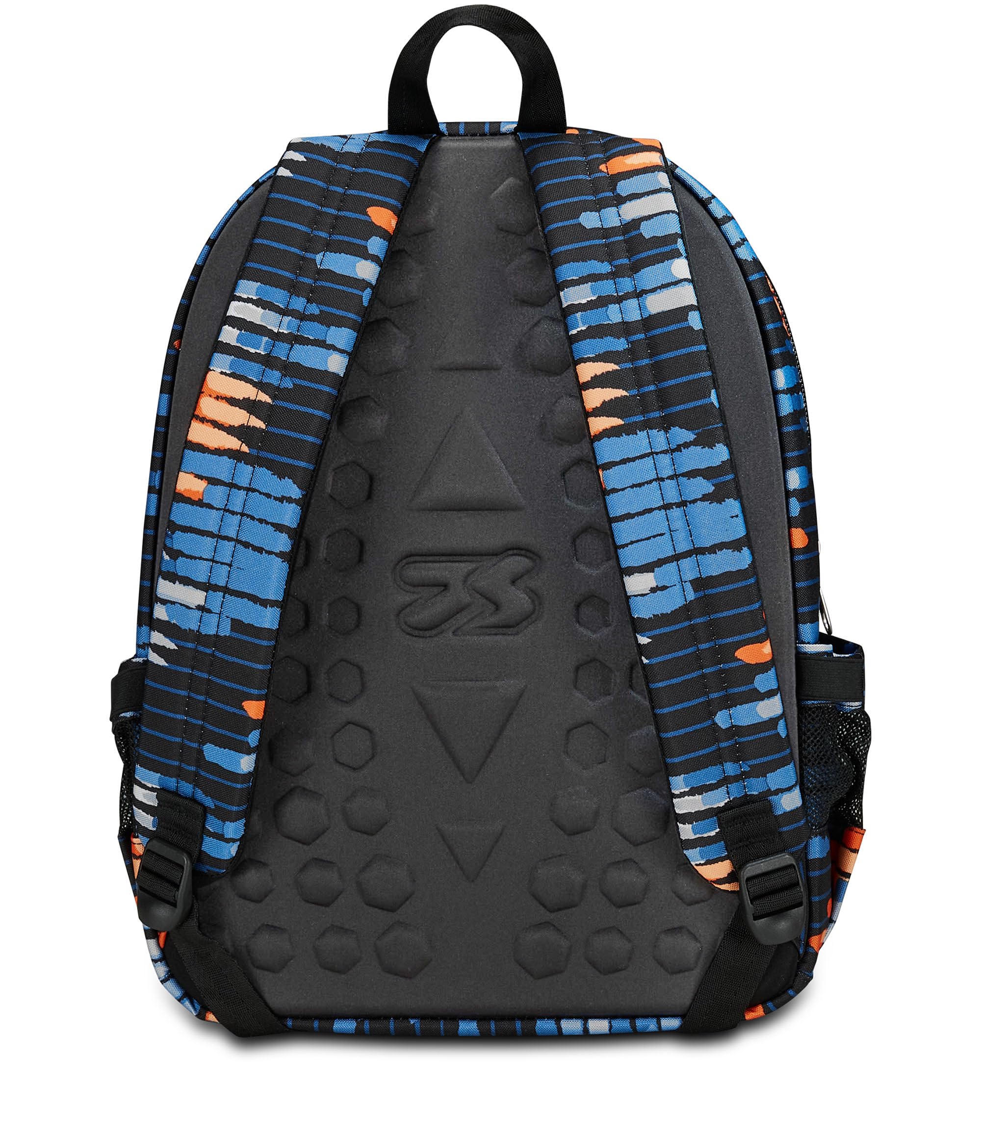 Seven Zaino Freethink Blu Arancione Boy – Doppio Scomparto con USB e Tasca PC