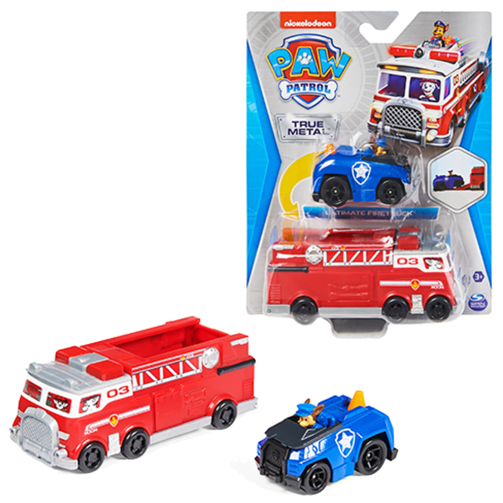 Paw Patrol True Metal PAW Patroller Veicolo Die-Cast con ATV Ryder 1:55 – Dai 3 Anni