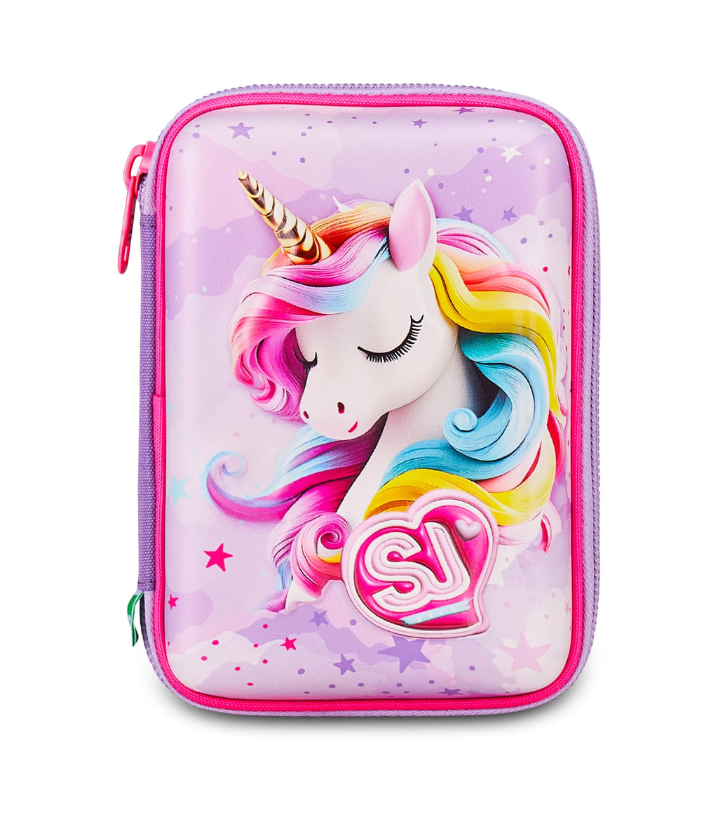 SJ Gang – Astuccio Speed Pad Rosa | Plance Amovibili, 44 Pezzi Completo | Mono Scomparto | Scuola Elementare Bambina
