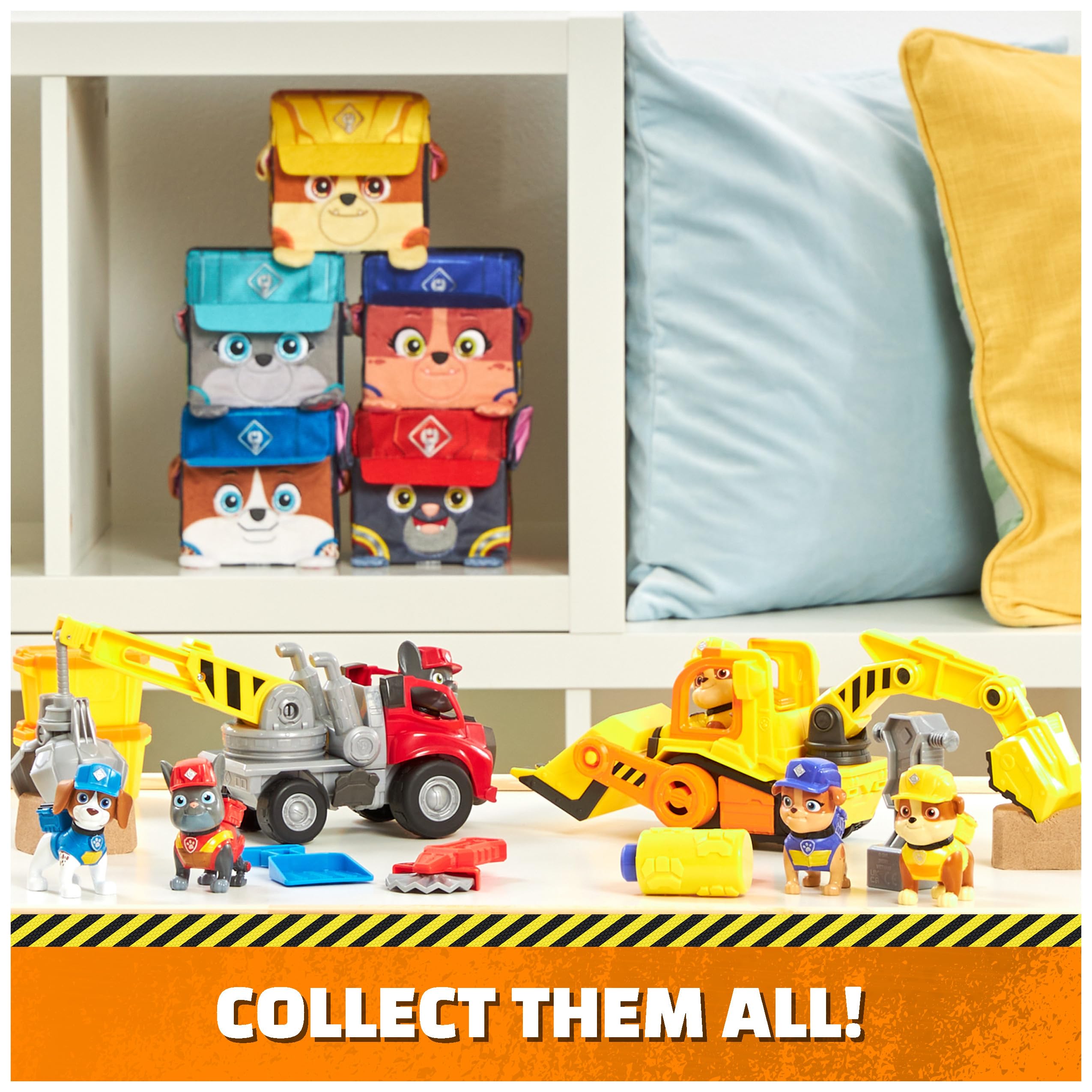 Rubble & Crew – Bulldozer di Rubble con Parti Mobili e Action Figure da Collezione | Dai 3 Anni
