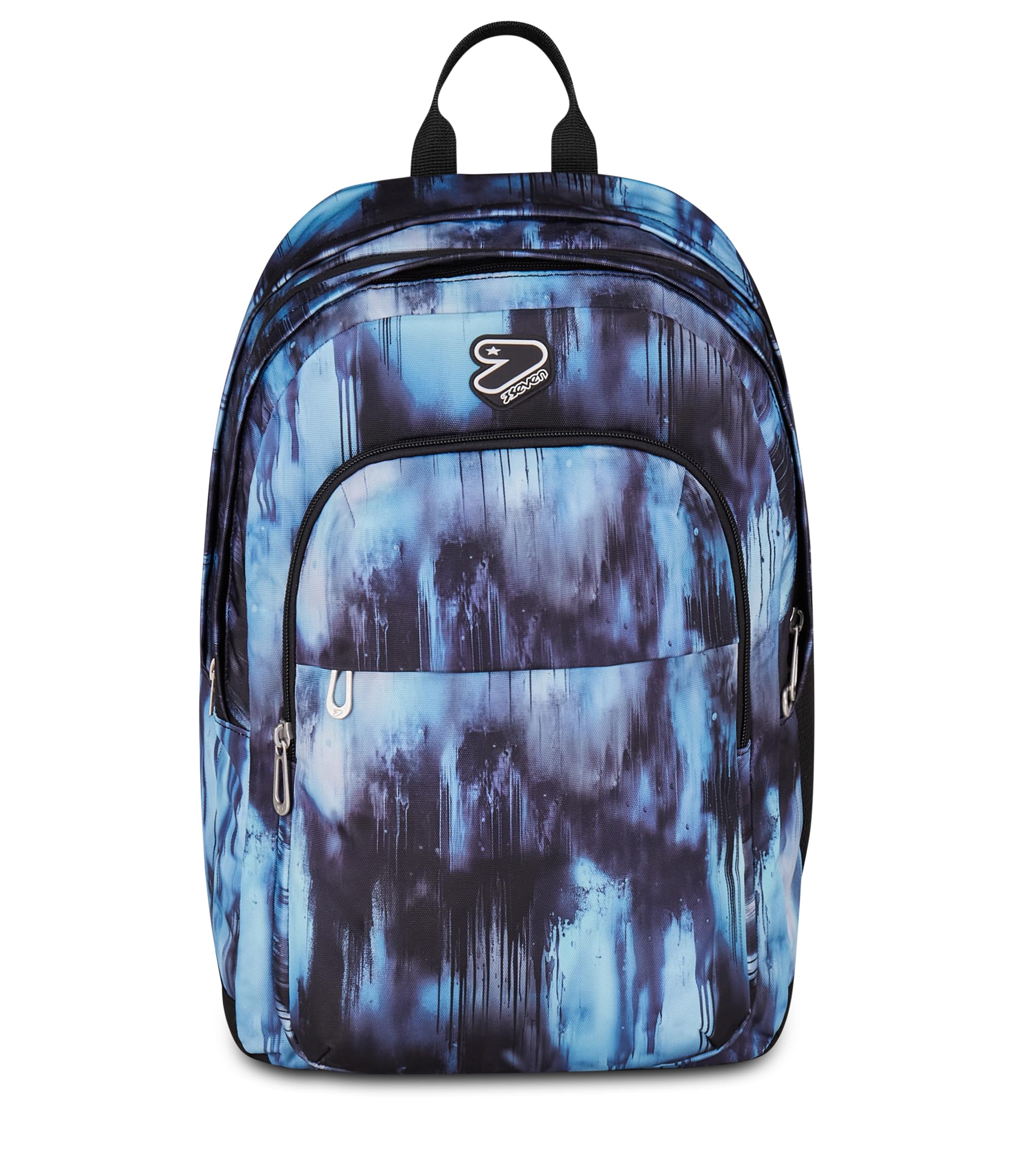 Seven Zaino The Double Pro XXL Detach Blu 34L – Reversibile con Cuffie Wireless