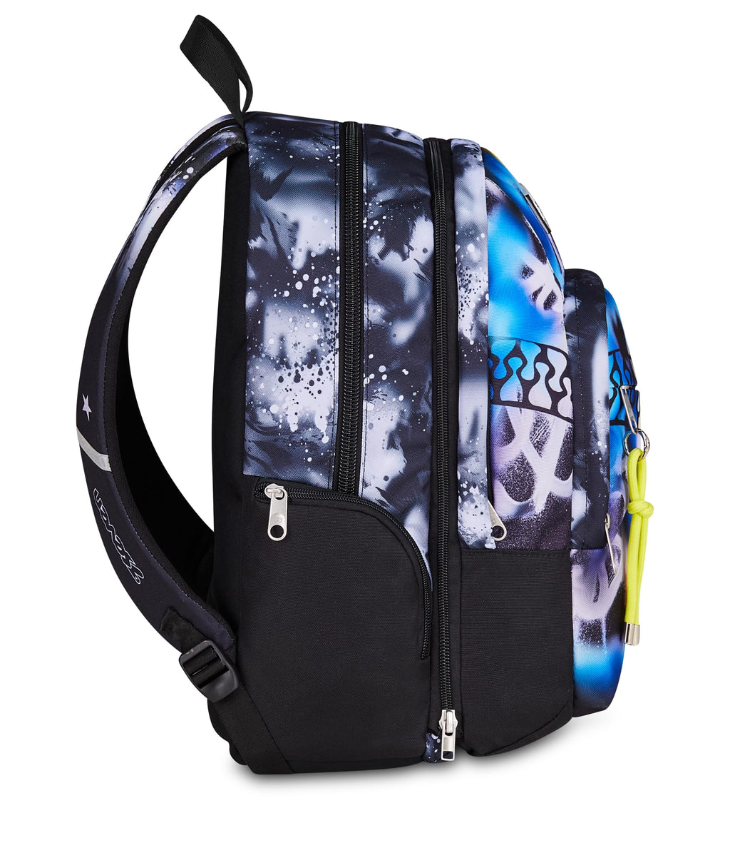 Seven Zaino Dual Detach Buzzy Note Boy Multicolore 32L – Scomparto Staccabile