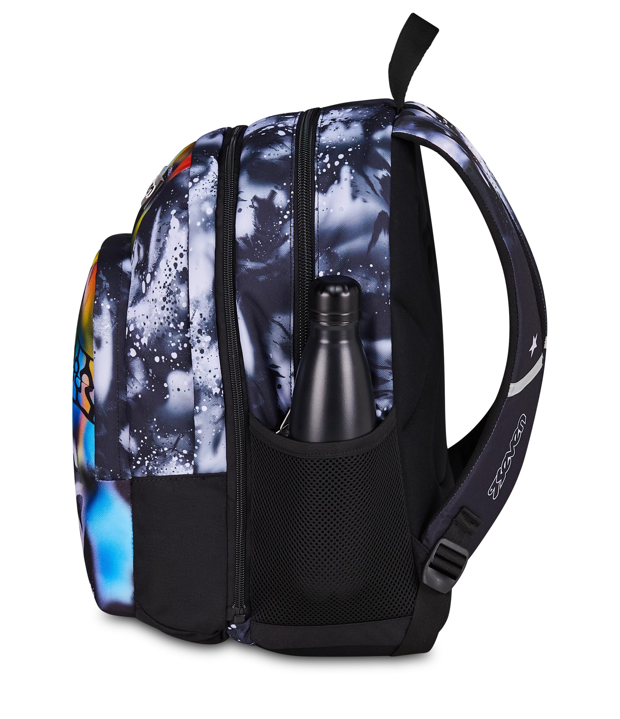 Seven Zaino Dual Detach Buzzy Note Boy Multicolore 32L – Scomparto Staccabile