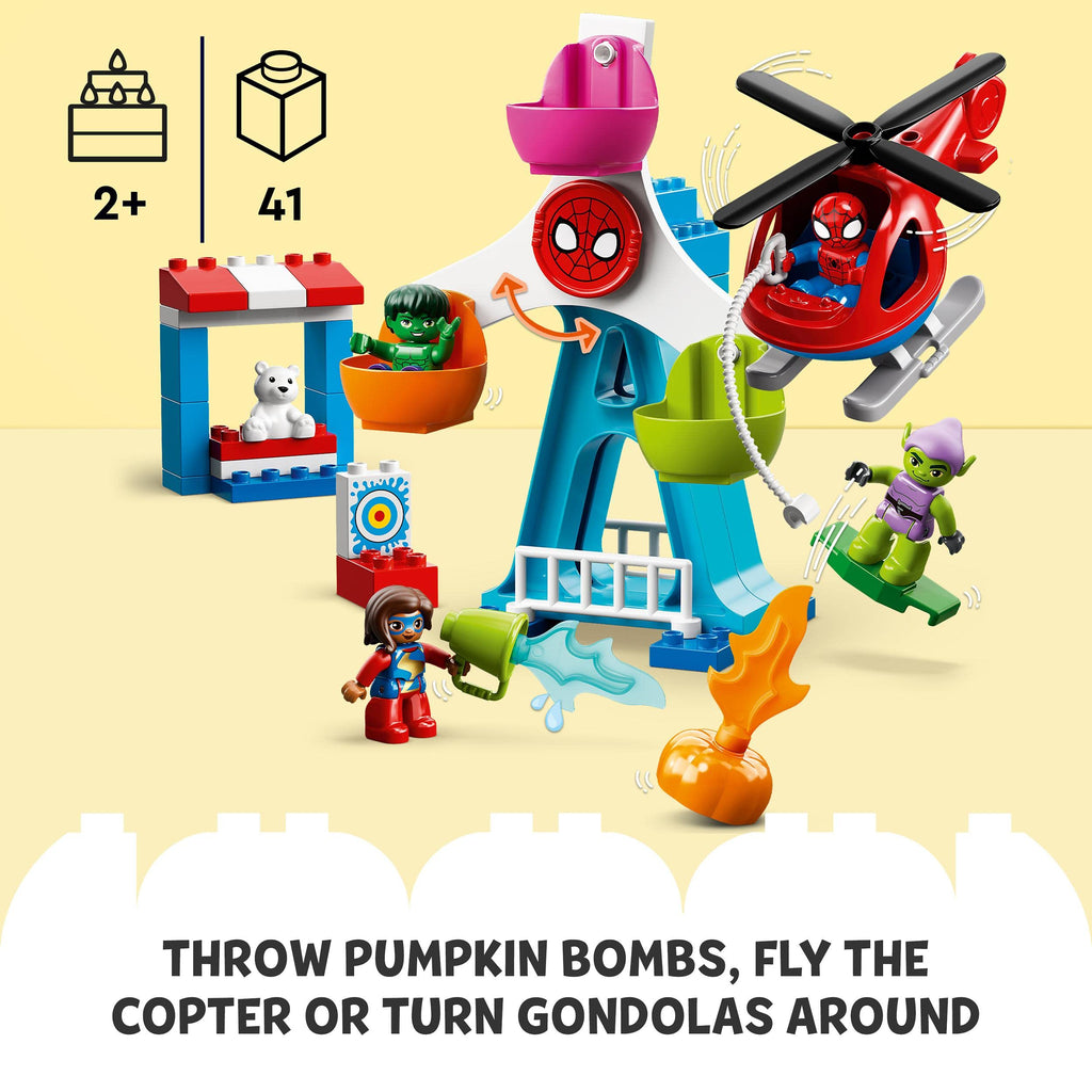 LEGO DUPLO 10963 Marvel Spider-Man & Friends: Avventura al Luna Park