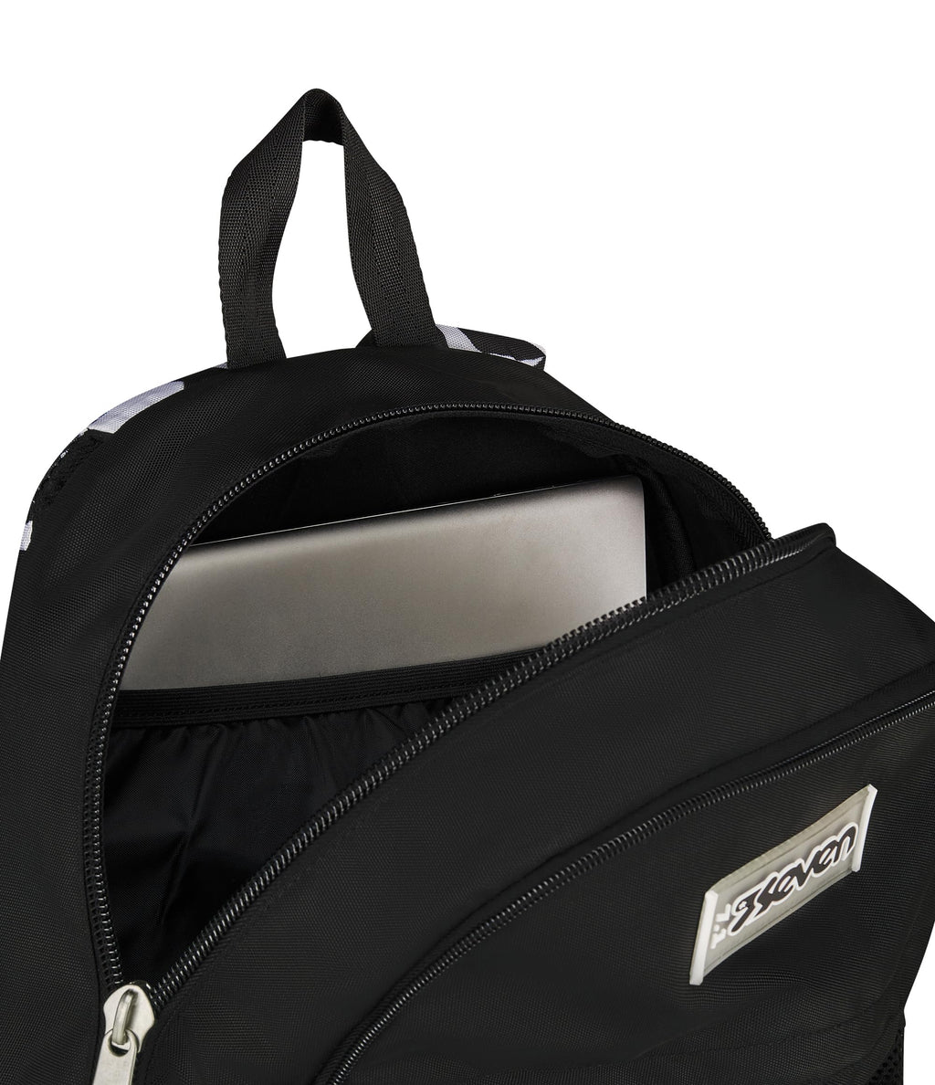 Seven Zaino Dual Detach Plumpy Line Boy Nero 32L – Doppio Scomparto