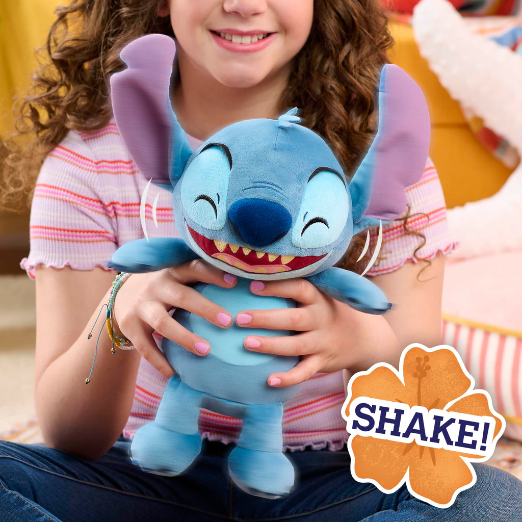 Disney Stitch Peluche Interattivo – Ride, Trema e Si Dimena | 28 cm | Just Play