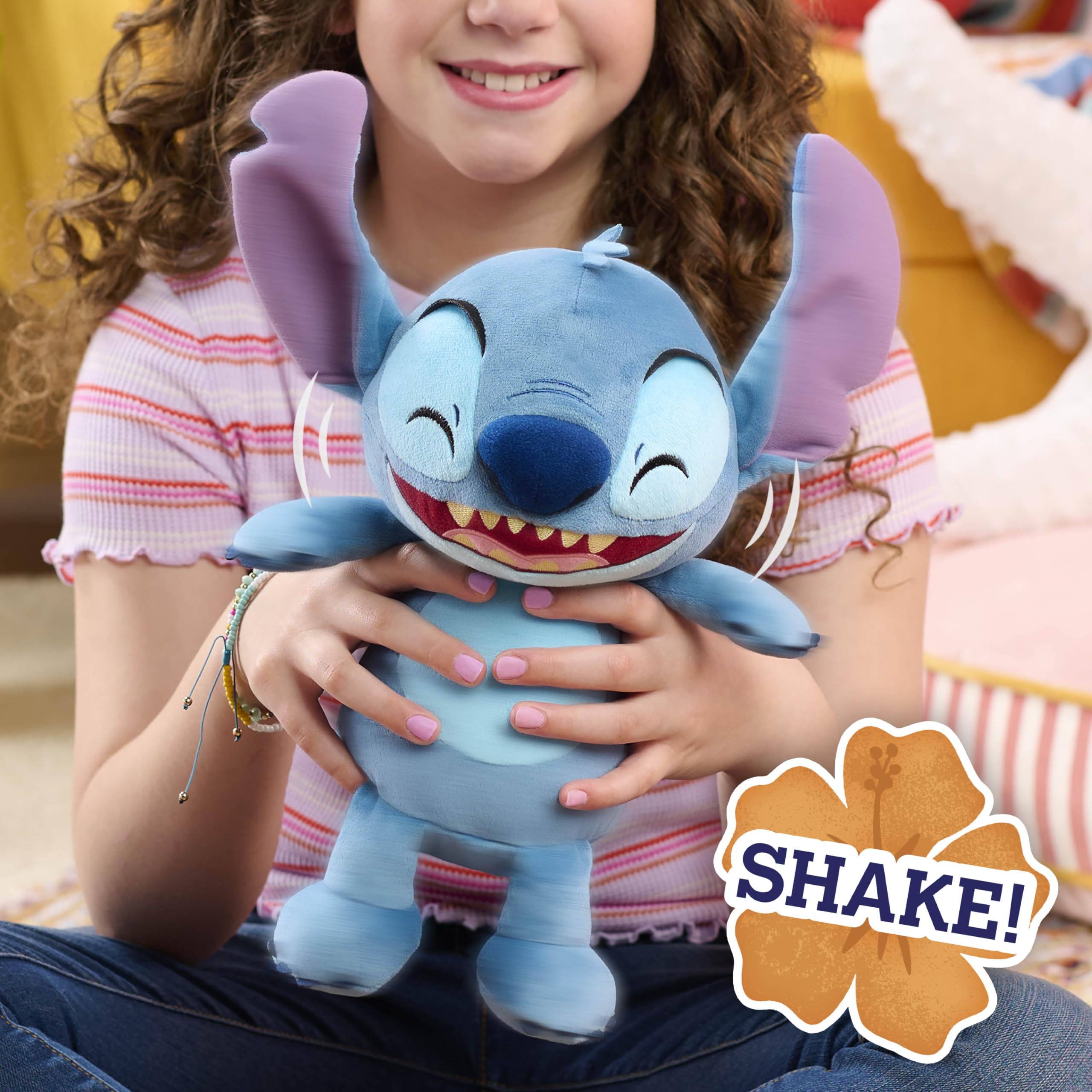 Disney Stitch Peluche Interattivo – Ride, Trema e Si Dimena | 28 cm | Just Play