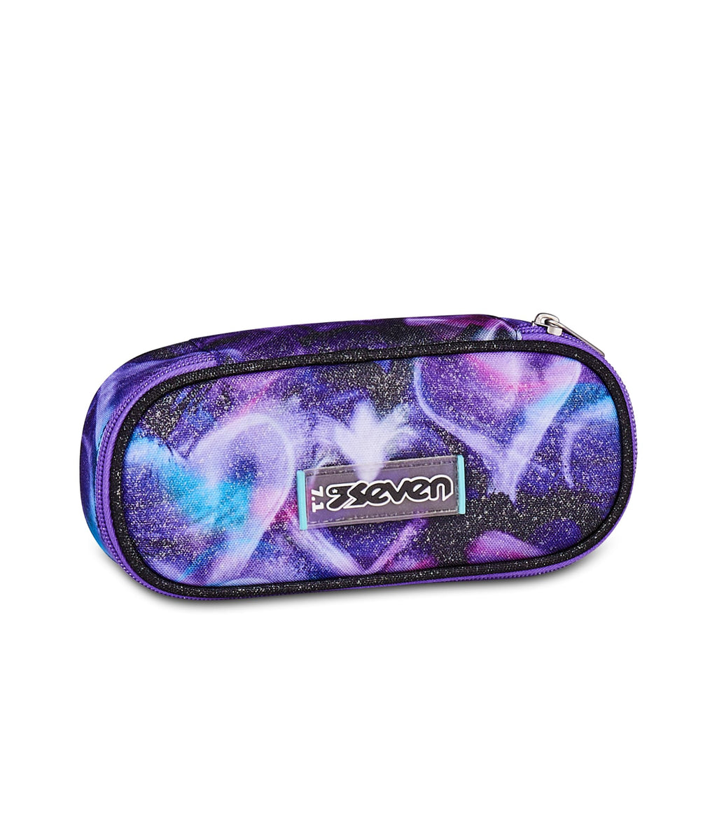 Seven Portapenne Round Plus Lovepass Viola – Astuccio Ovale
