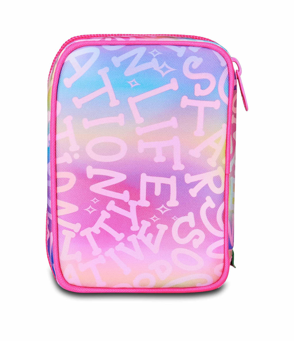 Astuccio SJ Gang Speed Pad Rosa – Mono Scomparto con Plance Amovibili, Completo, Bambina