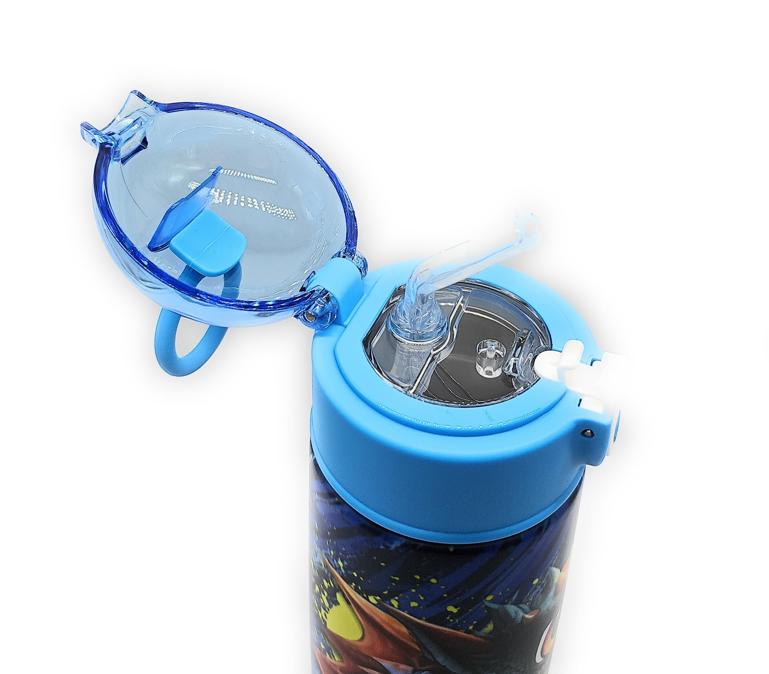 SJ Gang Animals – Borraccia Termica 460 ml Drago | Acciaio Inox 304 BPA Free | Apertura a Scatto | Caldo 12h / Freddo 24h