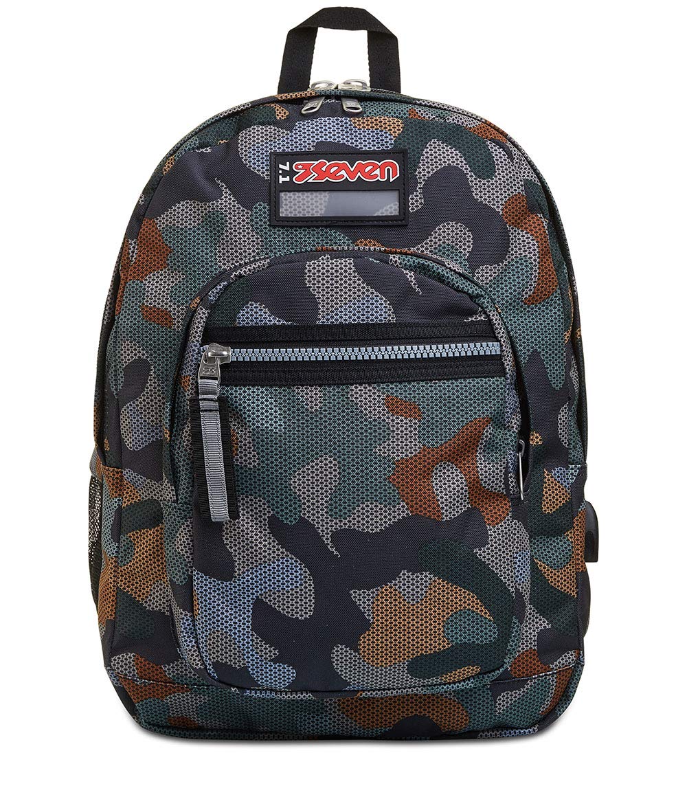 Seven Zaino Freethink Boy – Doppio Scomparto con Tasca PC e Borraccia