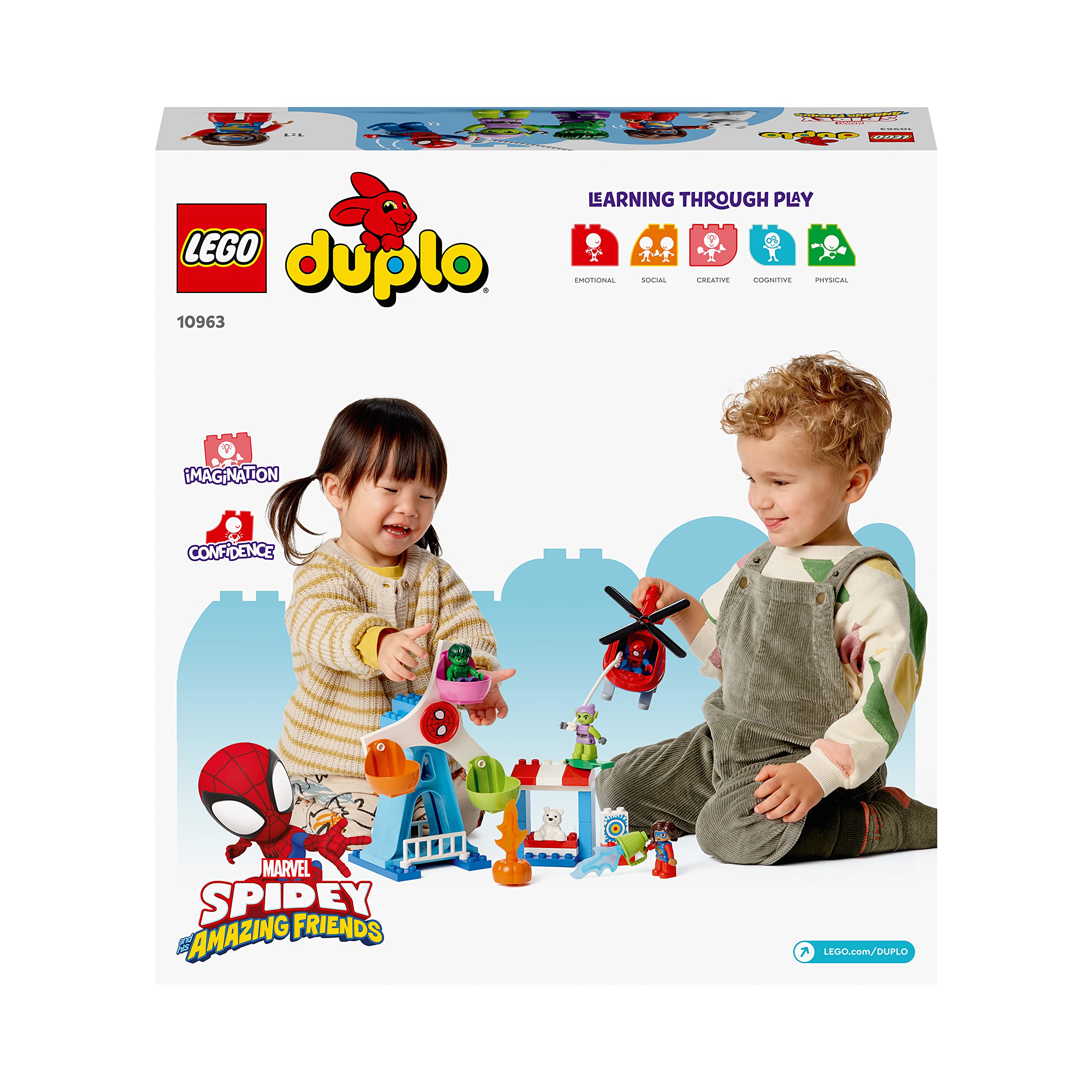 LEGO DUPLO 10963 Marvel Spider-Man & Friends: Avventura al Luna Park