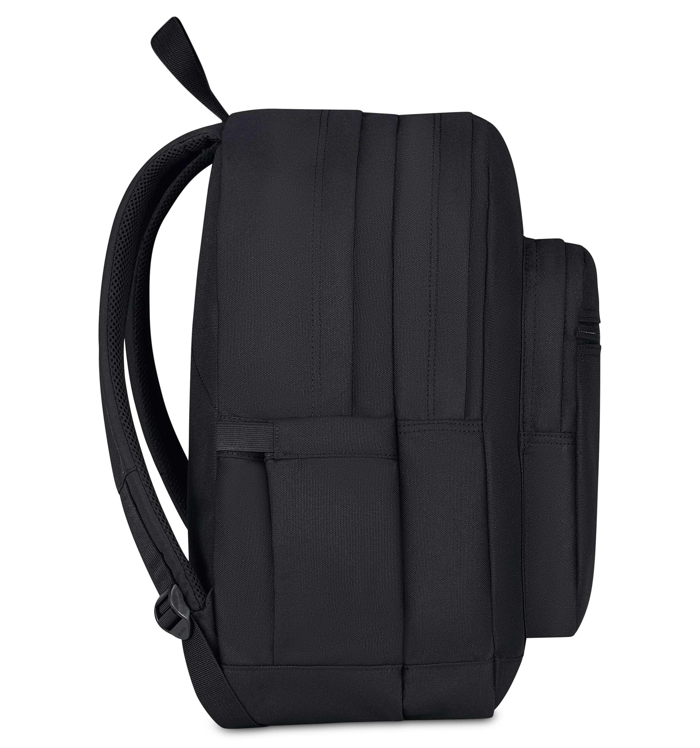 Invicta Zaino Jelek Plain Nero 34L – Doppio Scomparto con Tasca PC