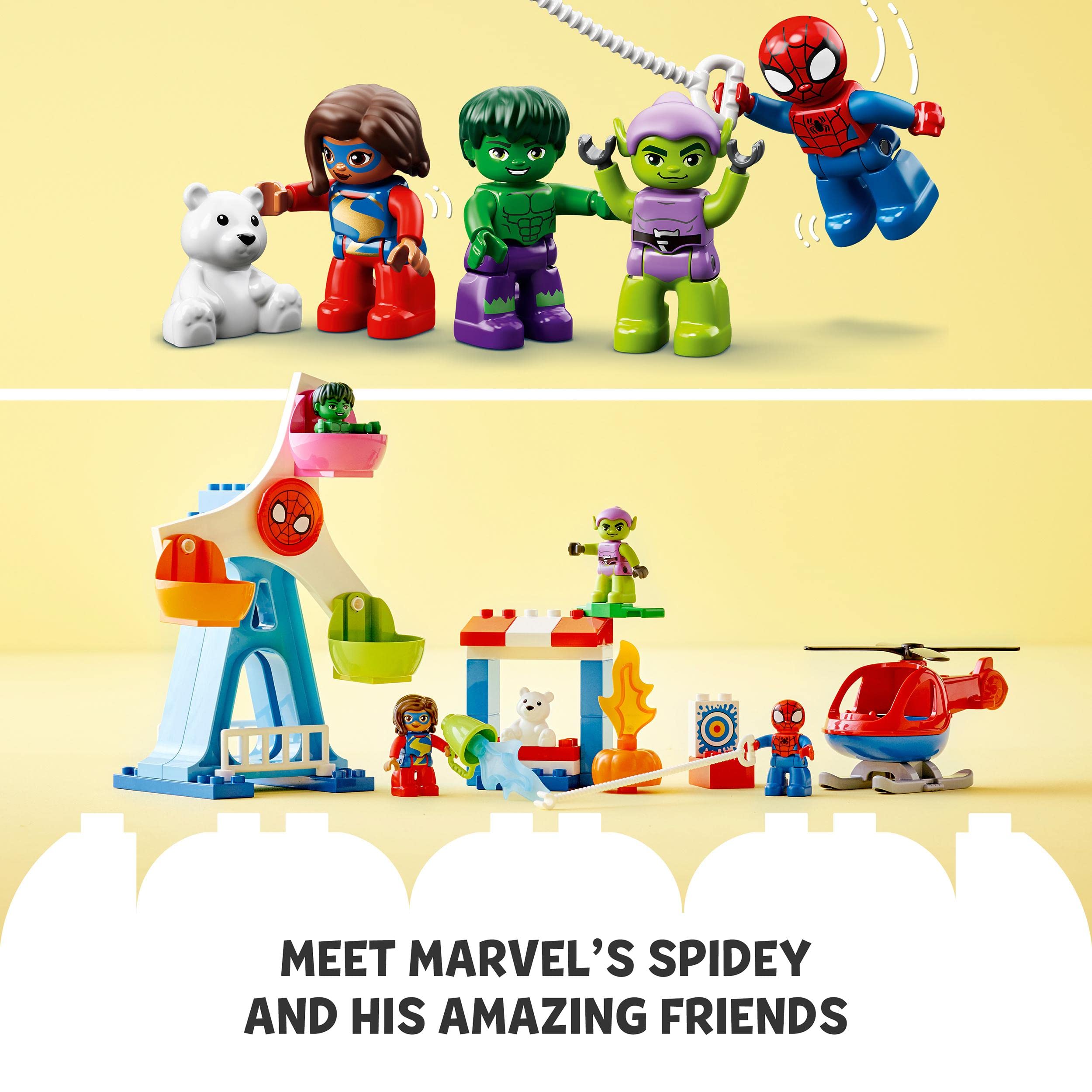 LEGO DUPLO 10963 Marvel Spider-Man & Friends: Avventura al Luna Park