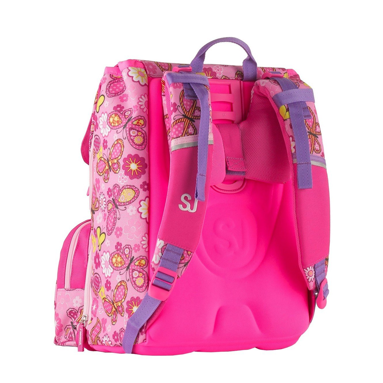 Seven Zaino Scuola SJ Girl High Tech con Shifty System – Rosa