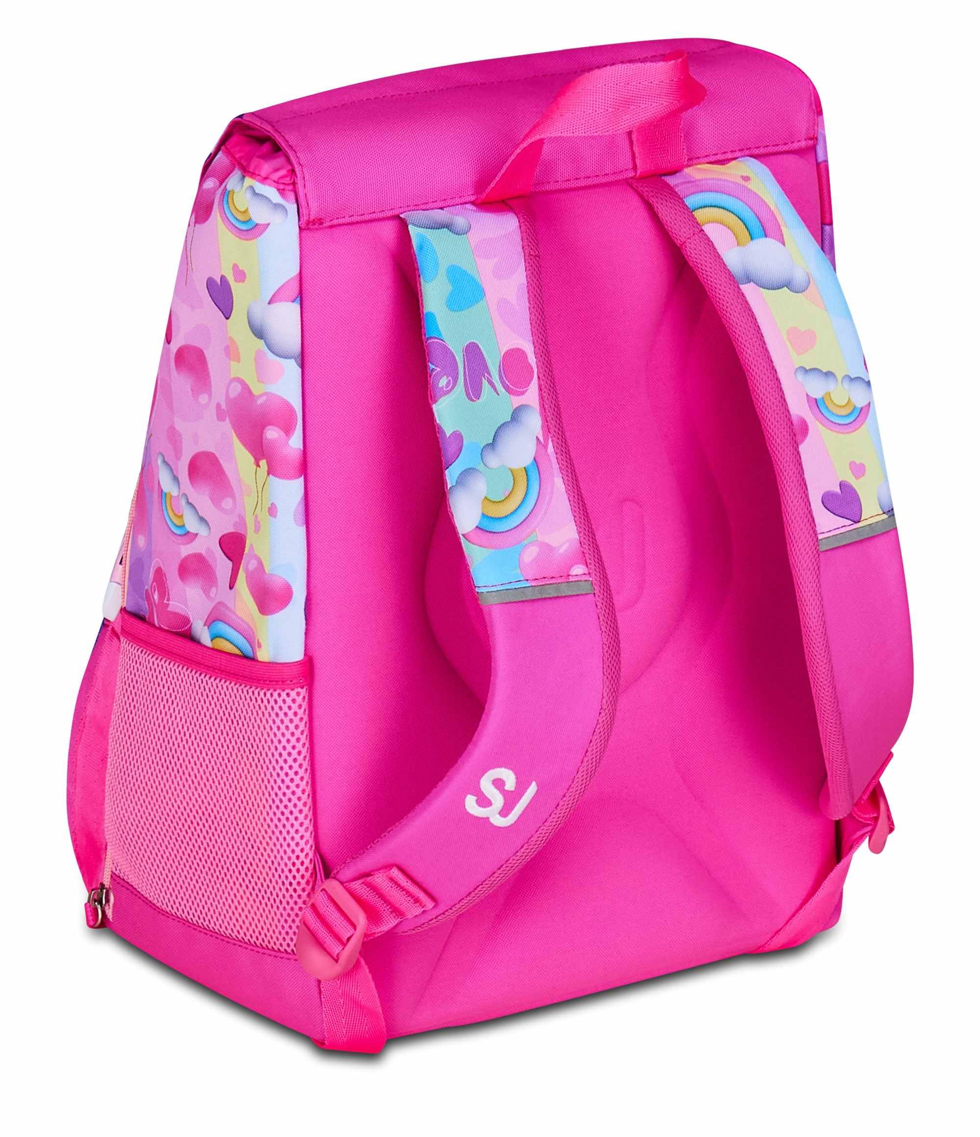 Zaino SJ Gang Estensibile Big Fucsia 24 L – Ali a Scomparsa | Scuola Elementare