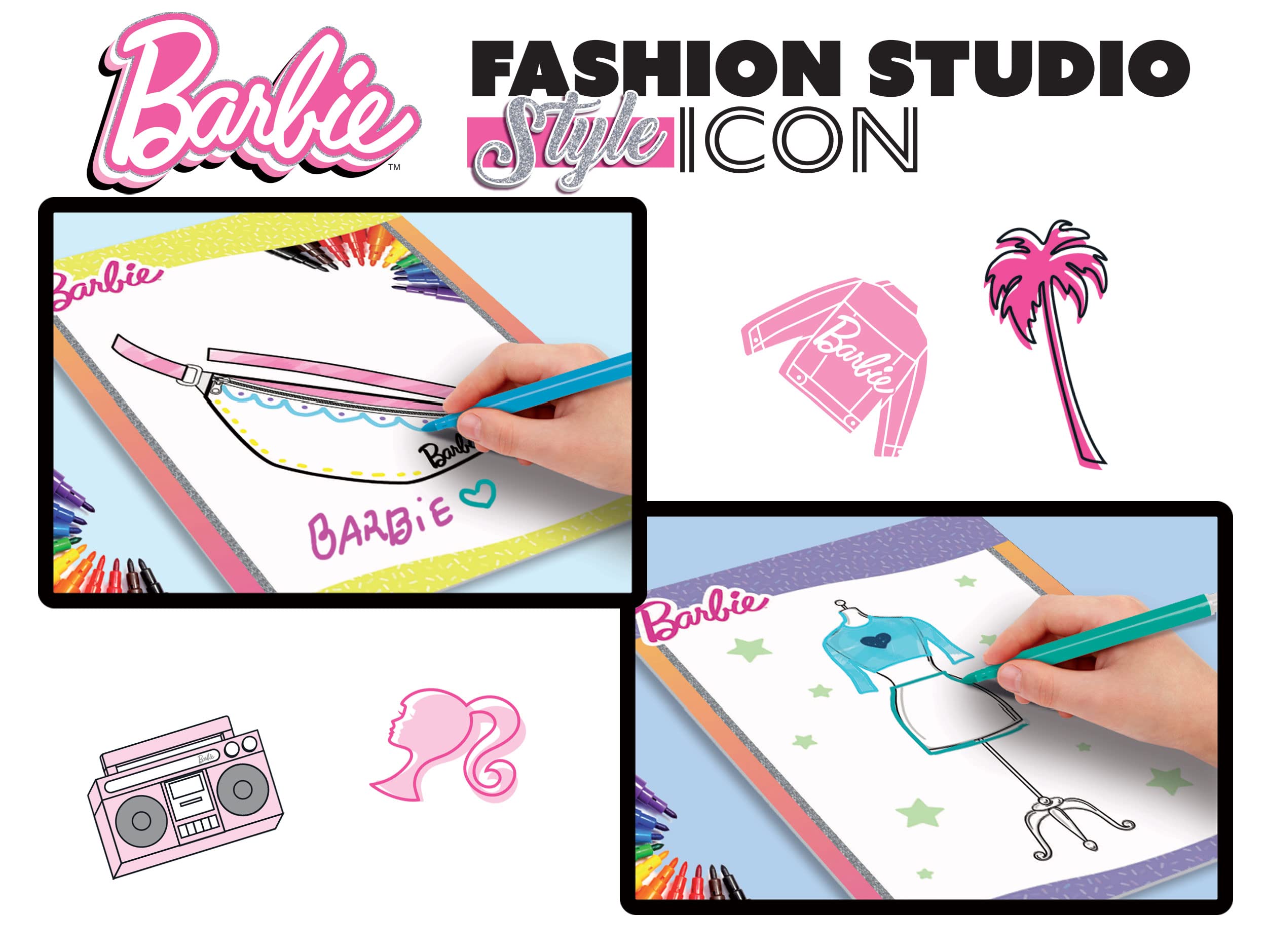 Lisciani Barbie Sketchbook Style Icon Fashion Studio – Dai 4 Anni