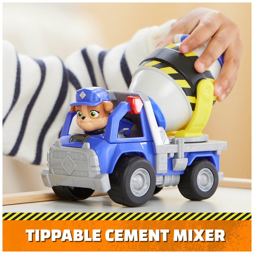 Rubble & Crew Betoniera di Mix con Action Figure e Parti Mobili – Dai 3 Anni