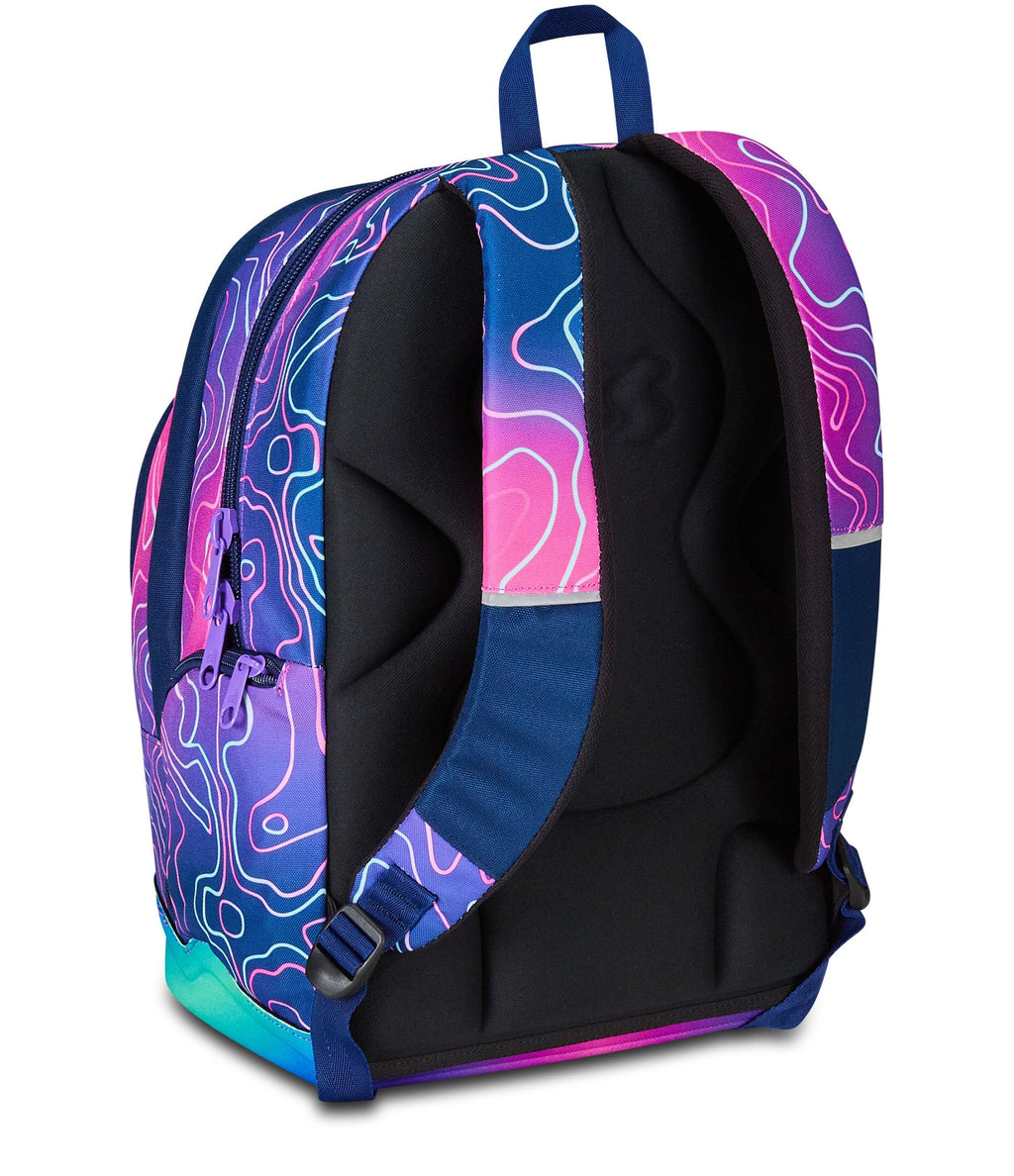Seven Zaino Dual Rosa Mapset Girl – Doppio Scomparto con Tasca PC/Tablet