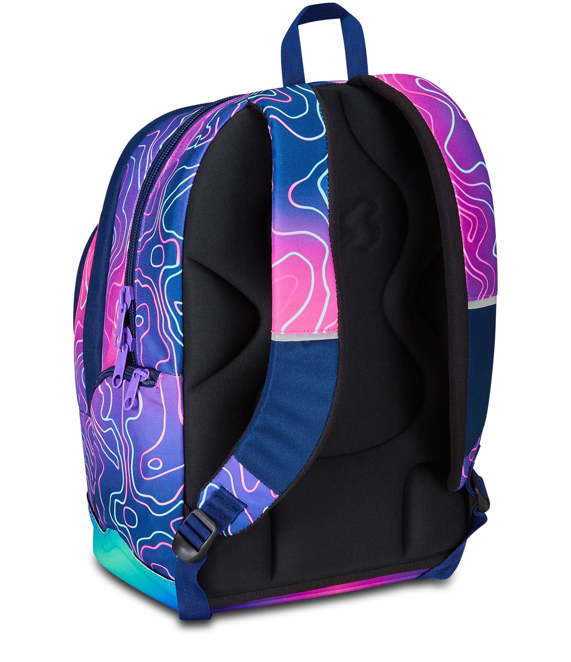 Seven Zaino Dual Rosa Mapset Girl – Doppio Scomparto con Tasca PC/Tablet