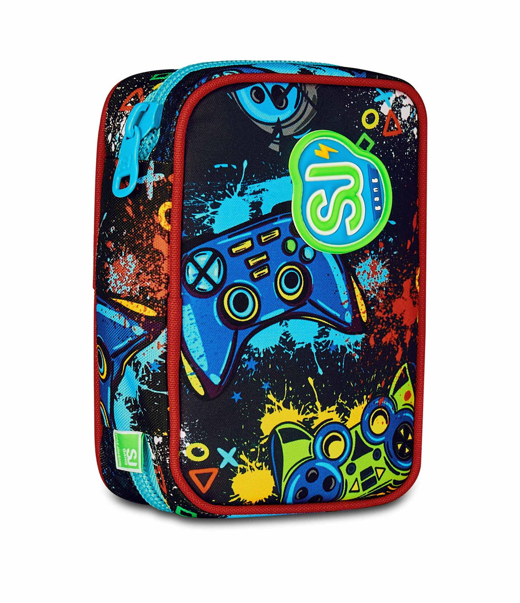 Astuccio SJ Gang Speed Pad Multicolore – Plance Amovibili, Completo di Penne e Colori | Scuola Elementare
