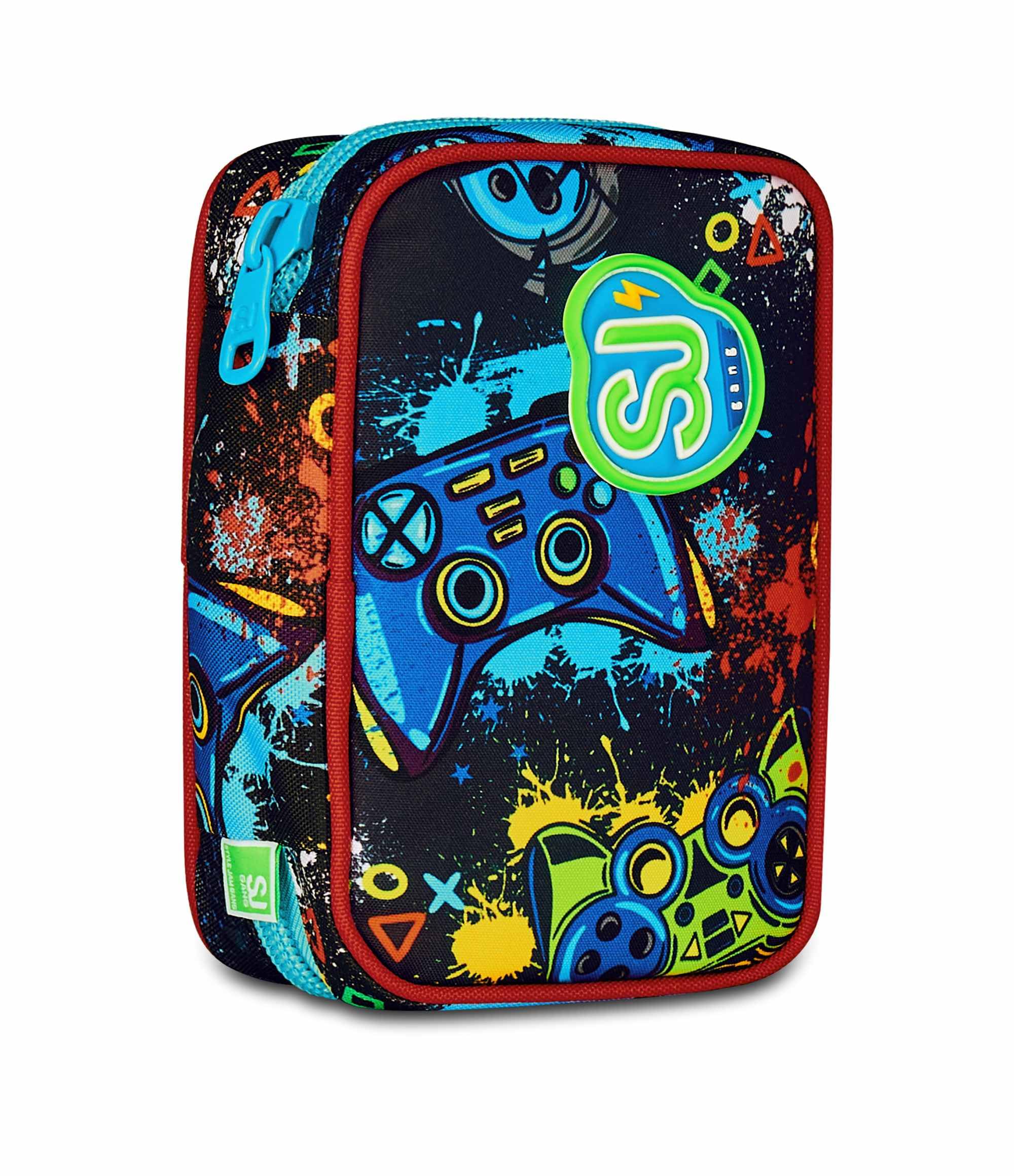 Astuccio SJ Gang Speed Pad Multicolore – Plance Amovibili, Completo di Penne e Colori | Scuola Elementare