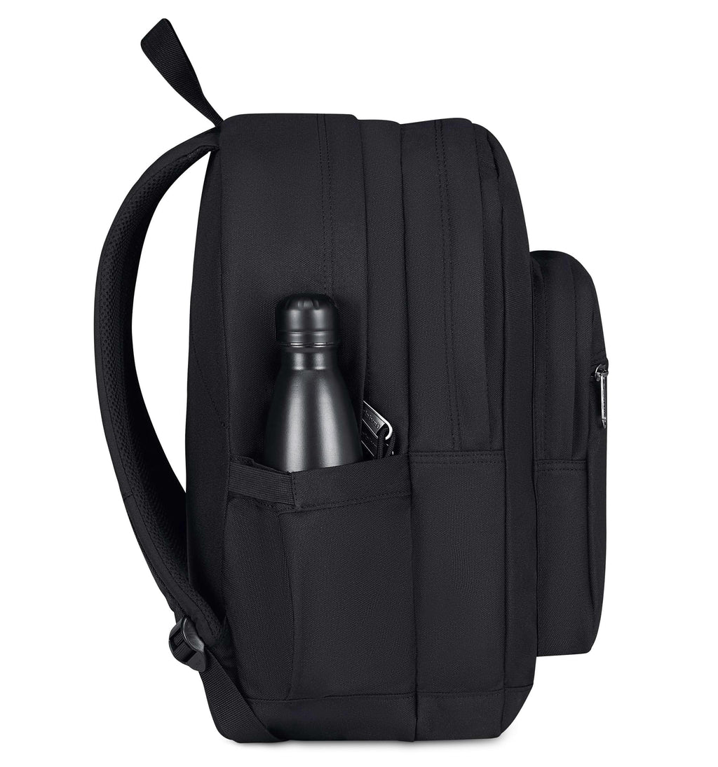 Invicta Zaino Jelek Plain Nero 34L – Doppio Scomparto con Tasca PC