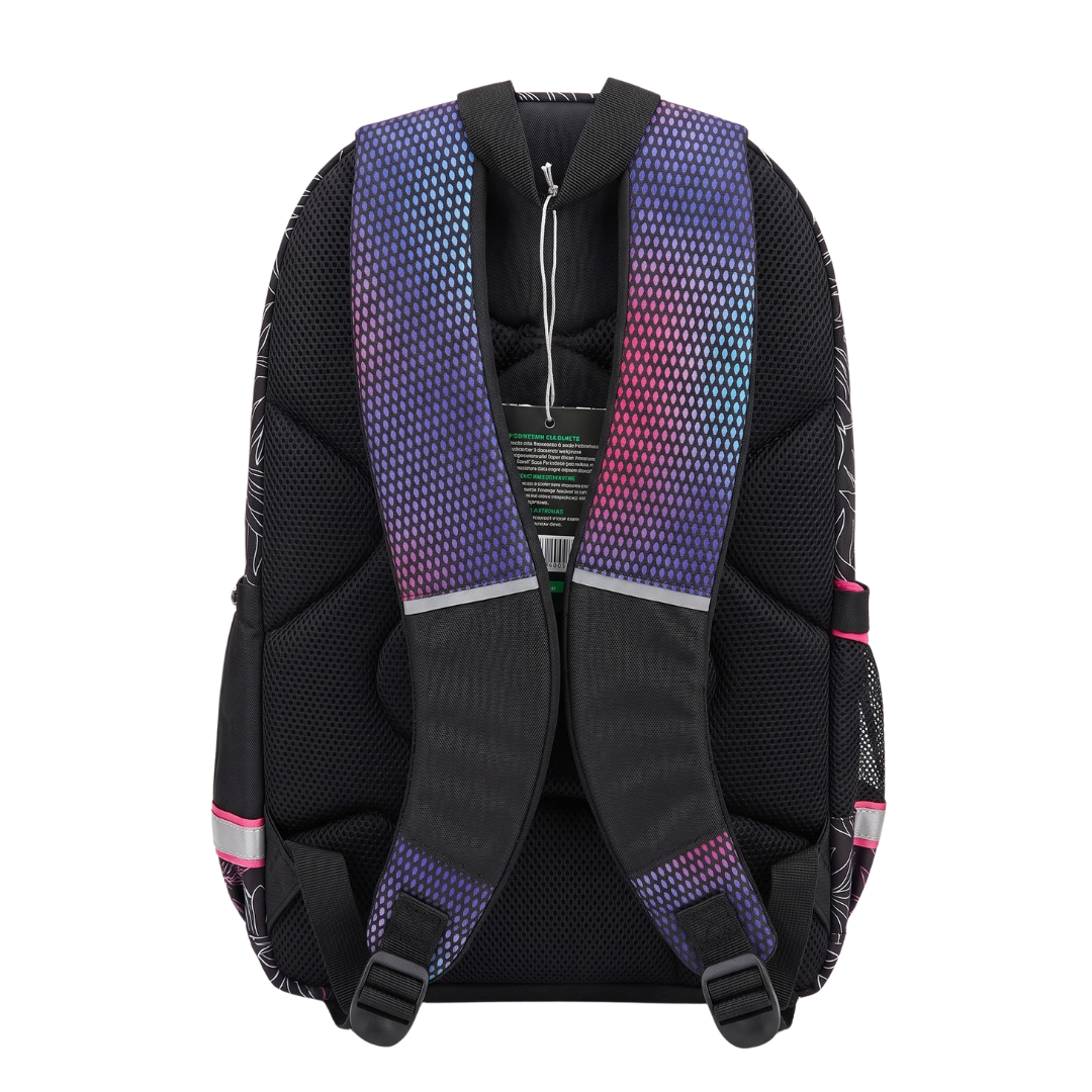 Seven Zaino Scuola Sdoppiabile Dual Shadefull Girl – Rosa e Viola – 32 Litri con Tasca PC e Borraccia