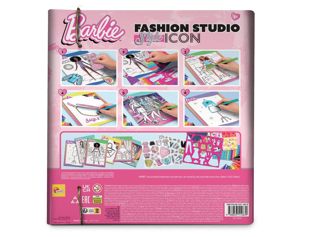 Lisciani Barbie Sketchbook Style Icon Fashion Studio – Dai 4 Anni