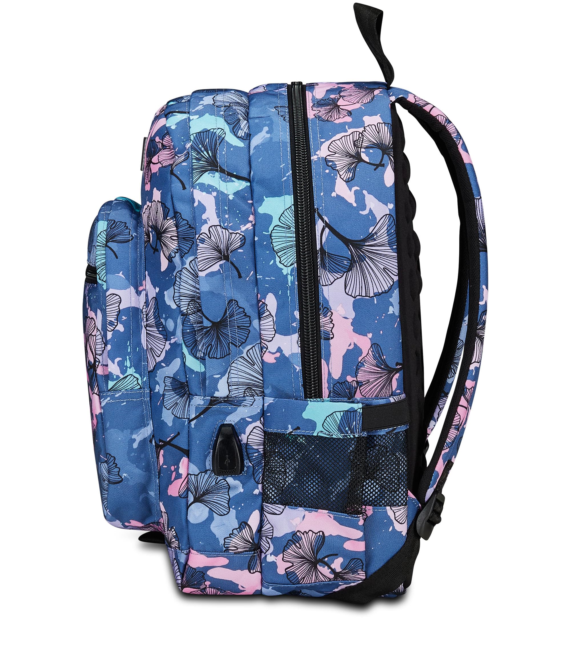 Zaino Seven Freethink Girl Viola Blu – Supporto USB e Tasca PC | Medie e Superiori