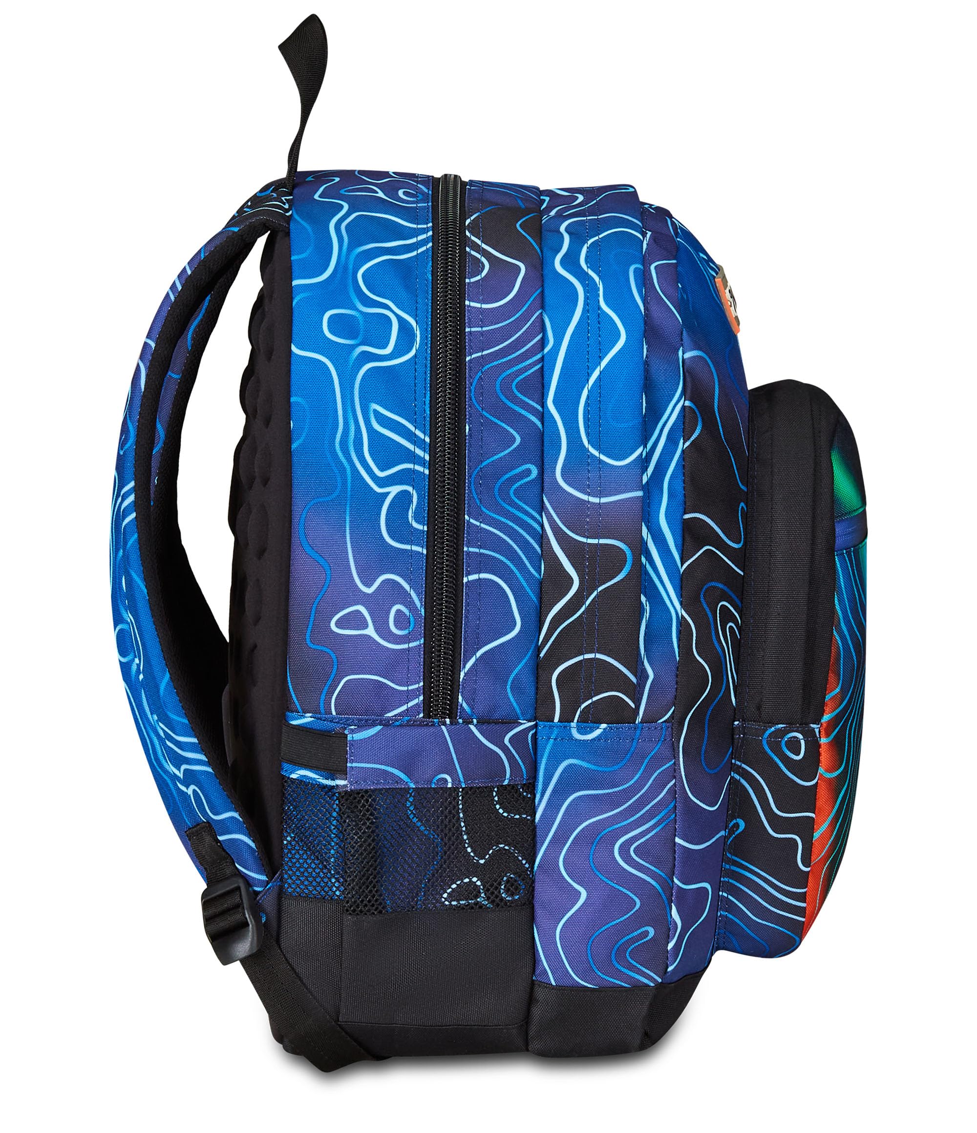 Seven Zaino Freethink Blu Mapset Boy – Doppio Scomparto con Tasca PC e Borraccia