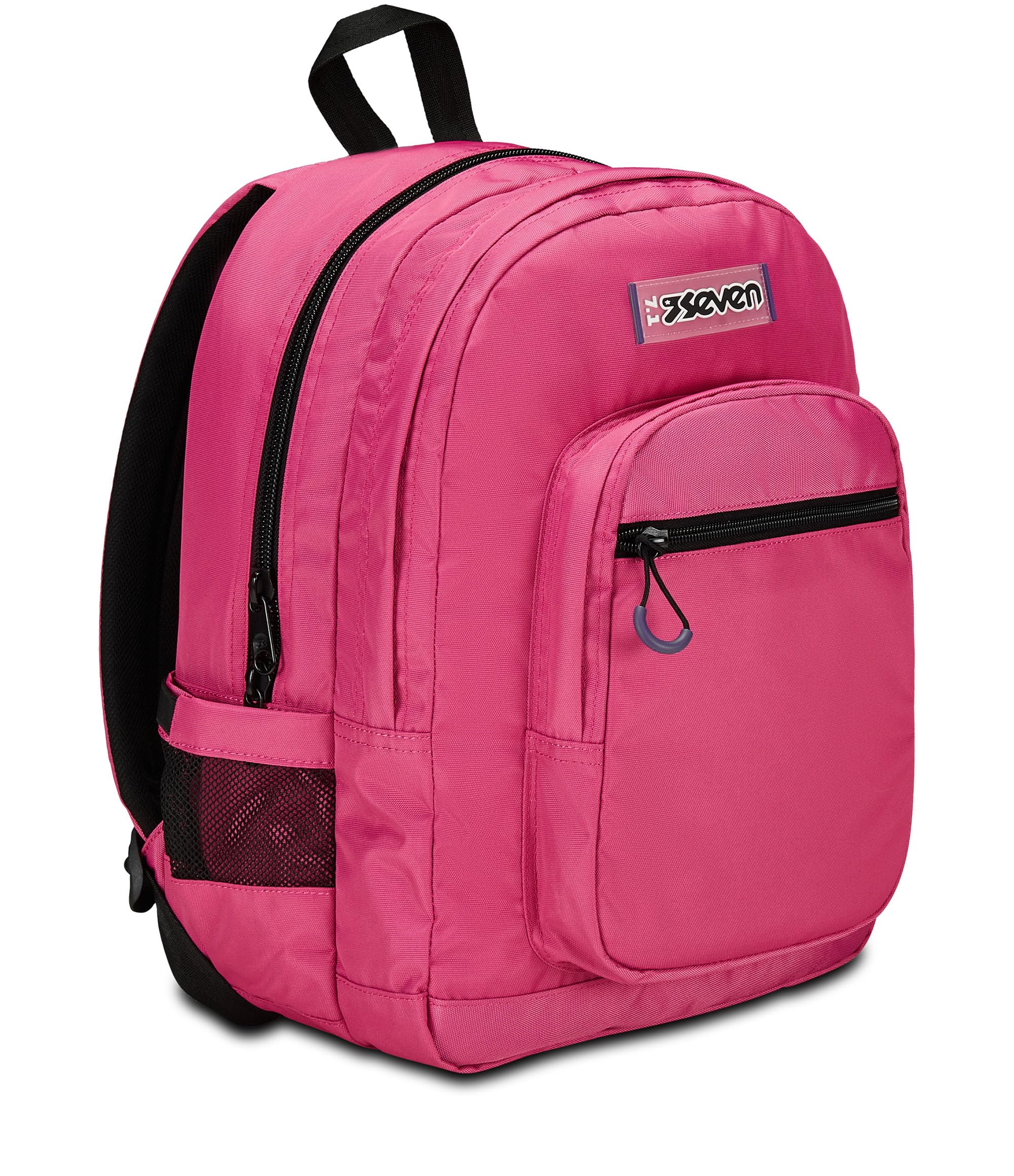 Seven Zaino Freethink Fucsia Unisex – Doppio Scomparto con Supporto USB
